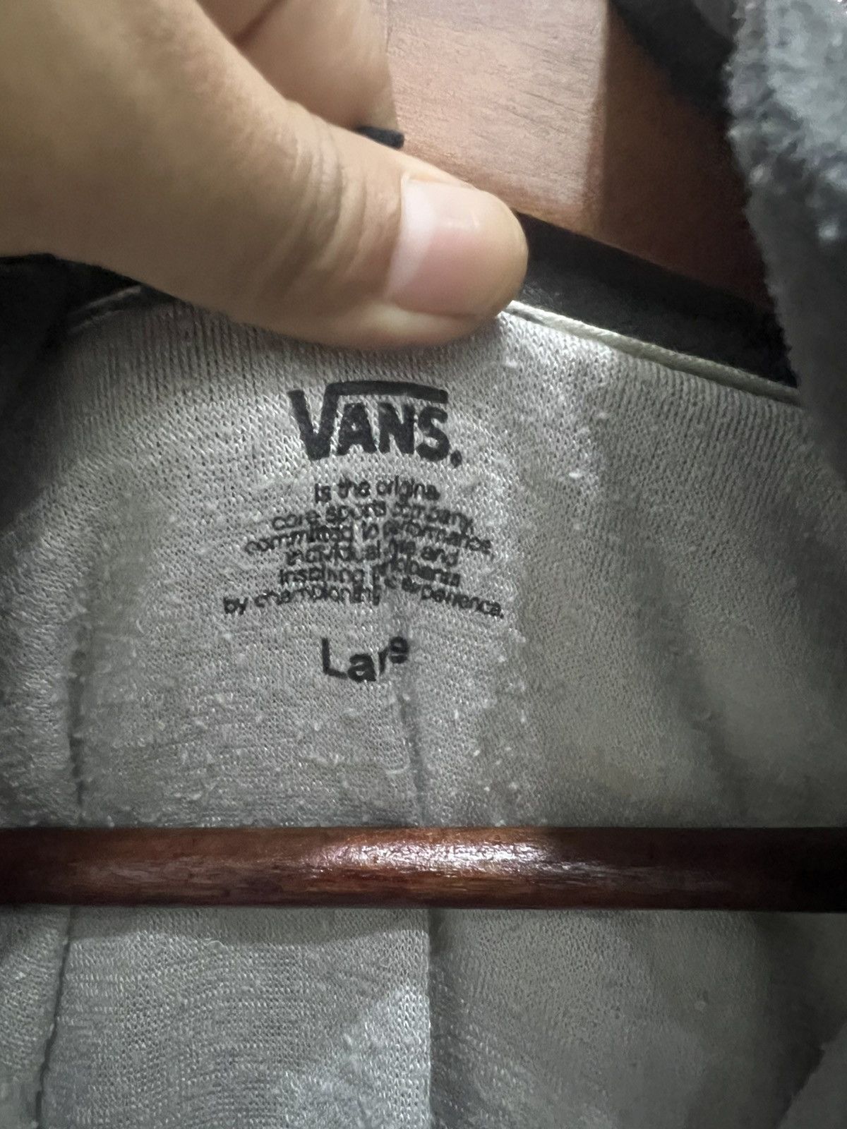 Japanese Brand Vans Zip Fullover Pullover Cotton Sweatshirt Track Jacket Size US L / EU 52-54 / 3 - 5 Thumbnail
