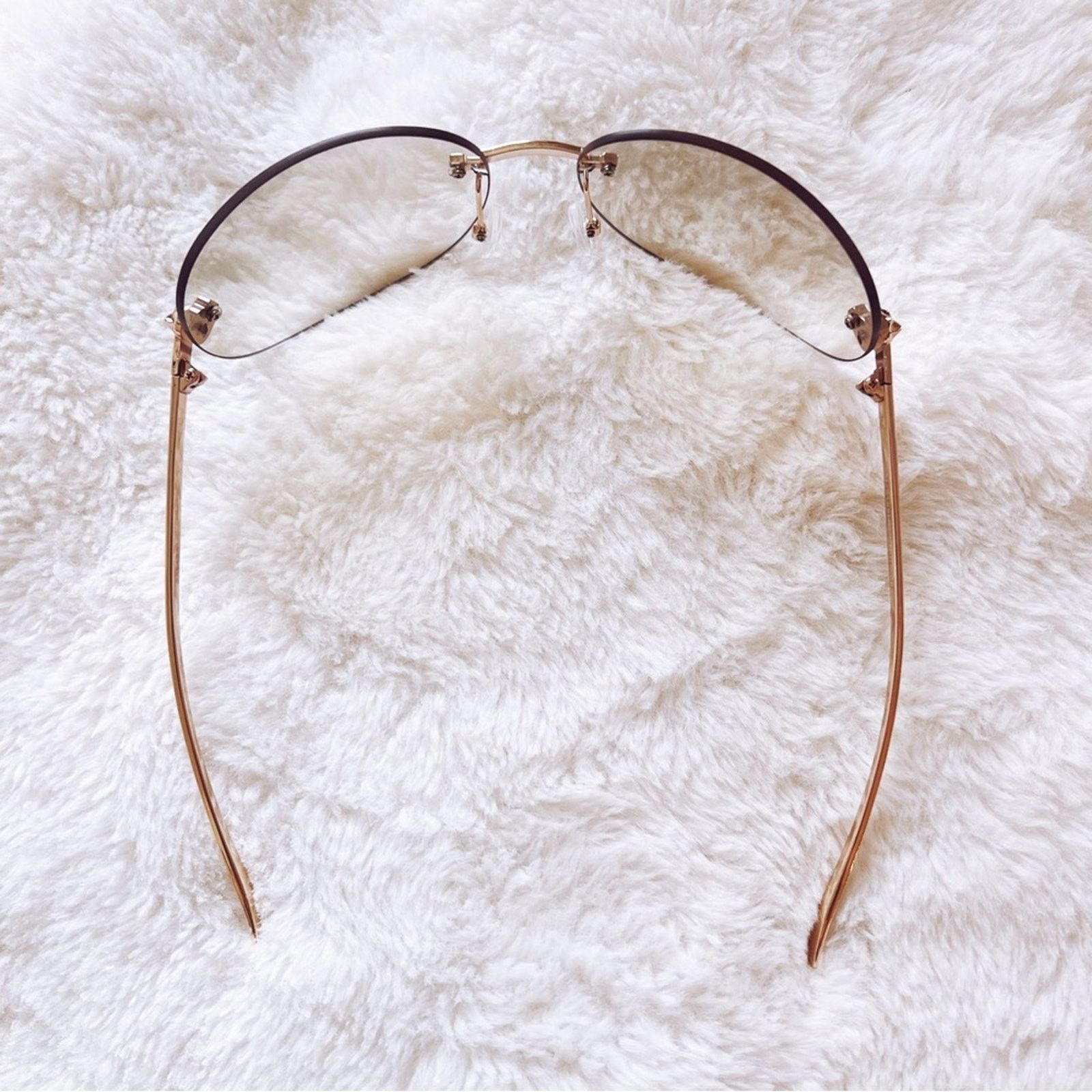 Other Ophelia Clear Floral Chic Sunglasses Size ONE SIZE - 5 Thumbnail