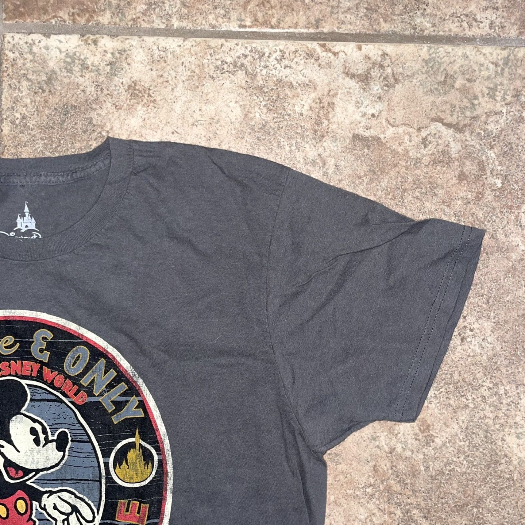 Disney Disney Parks Authentic Original T-Shirt Men L Gray 100% cotton Graphic Shirt Mens Apparel Size US L / EU 52-54 / 3 - 4 Thumbnail