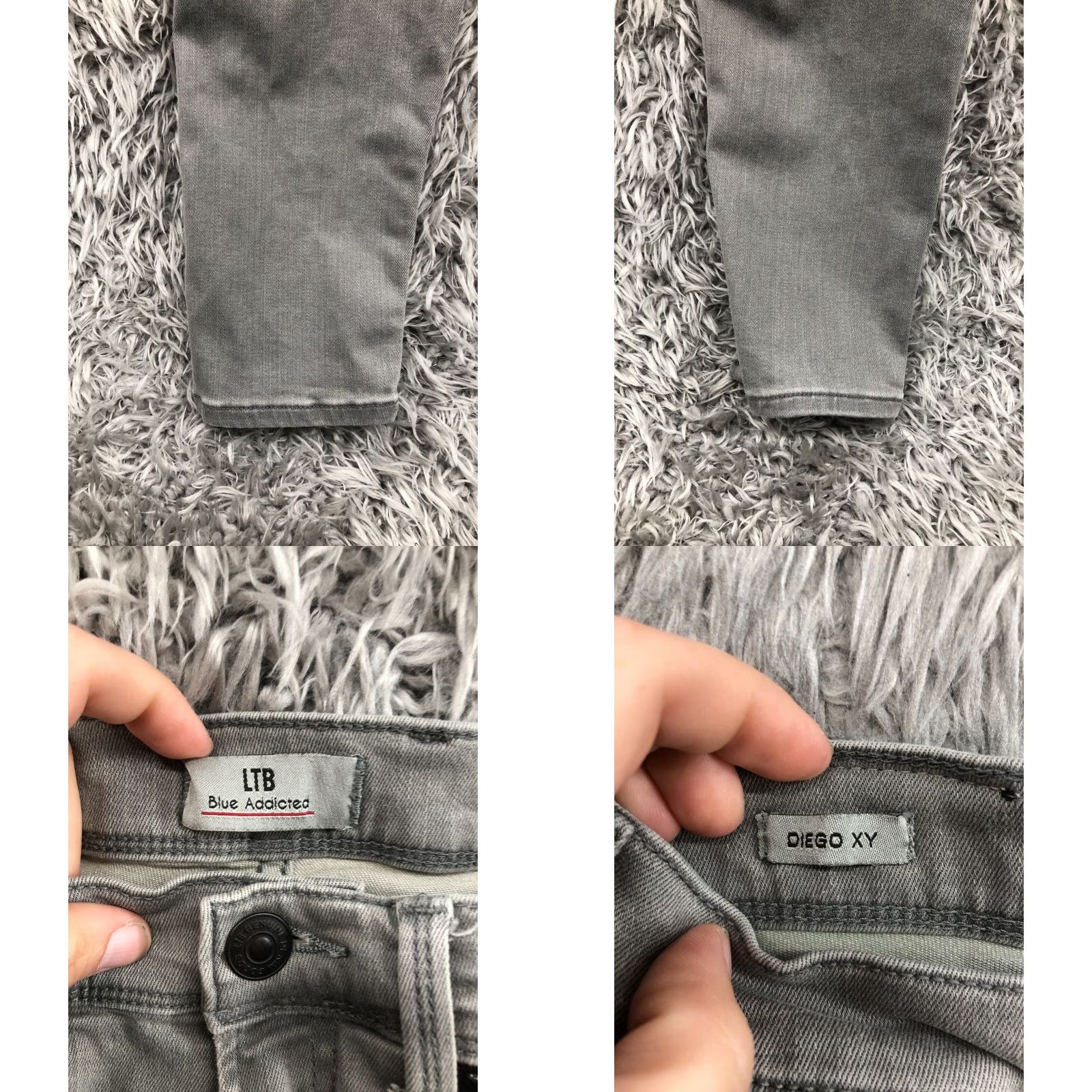 Vintage LTB Jeans Gray Size 30 Mens Regular 5-Pocket Denim Skinny City Size US 30 / EU 46 - 8 Thumbnail