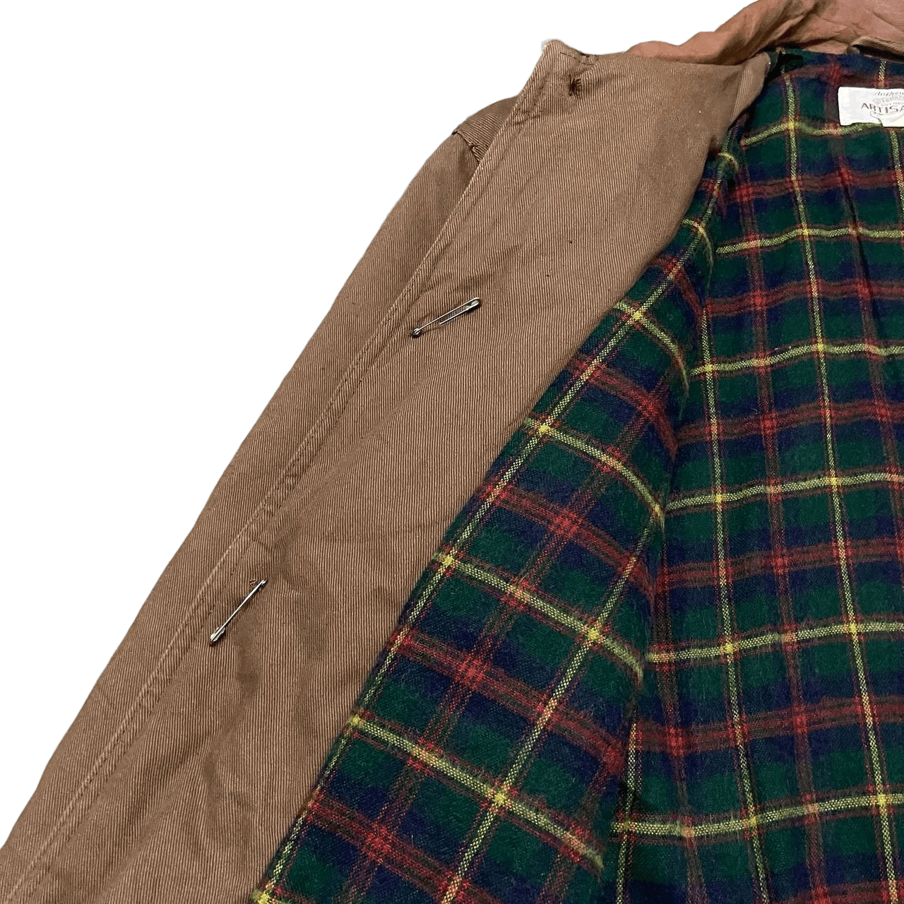 Hunter Vintage Artisanat Chore Hunting Jacket Leather Collar Size US L / EU 52-54 / 3 - 10 Thumbnail