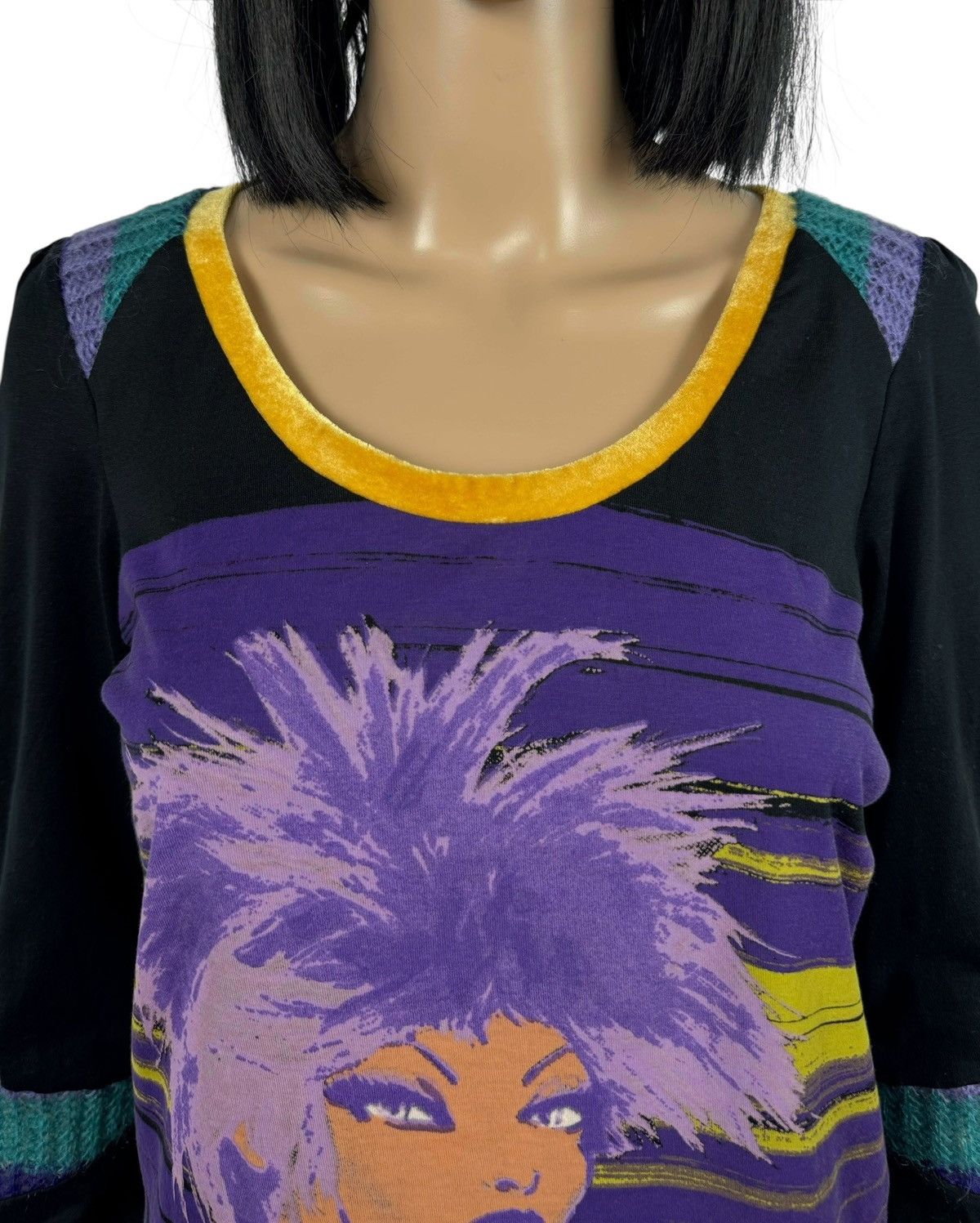 Custo Barcelona Custo Barcelona Printed Cotton Jumper Mohair Details Size M / US 6-8 / IT 42-44 - 3 Thumbnail