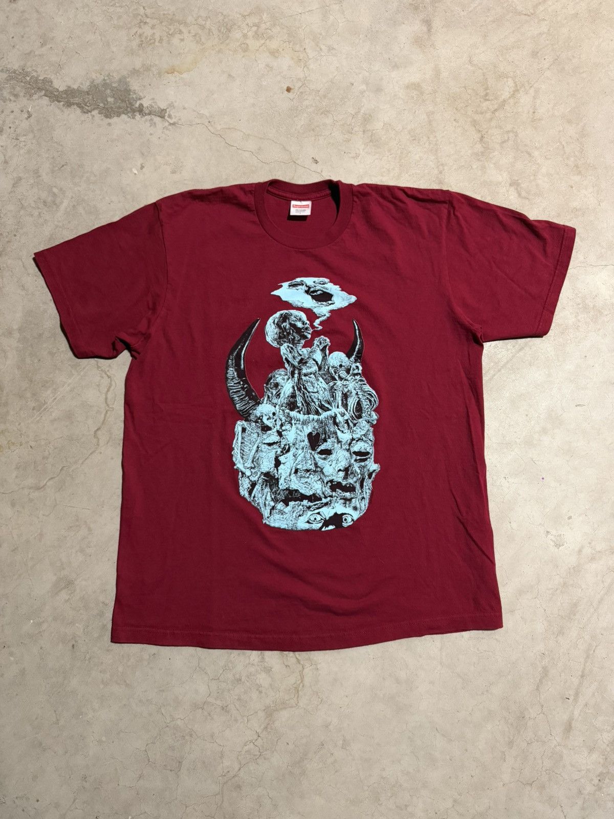 Supreme Supreme Mutant Tee Cardinal Red FW23 Men’s Graphic T-shirt Size US L / EU 52-54 / 3 - 1 Thumbnail