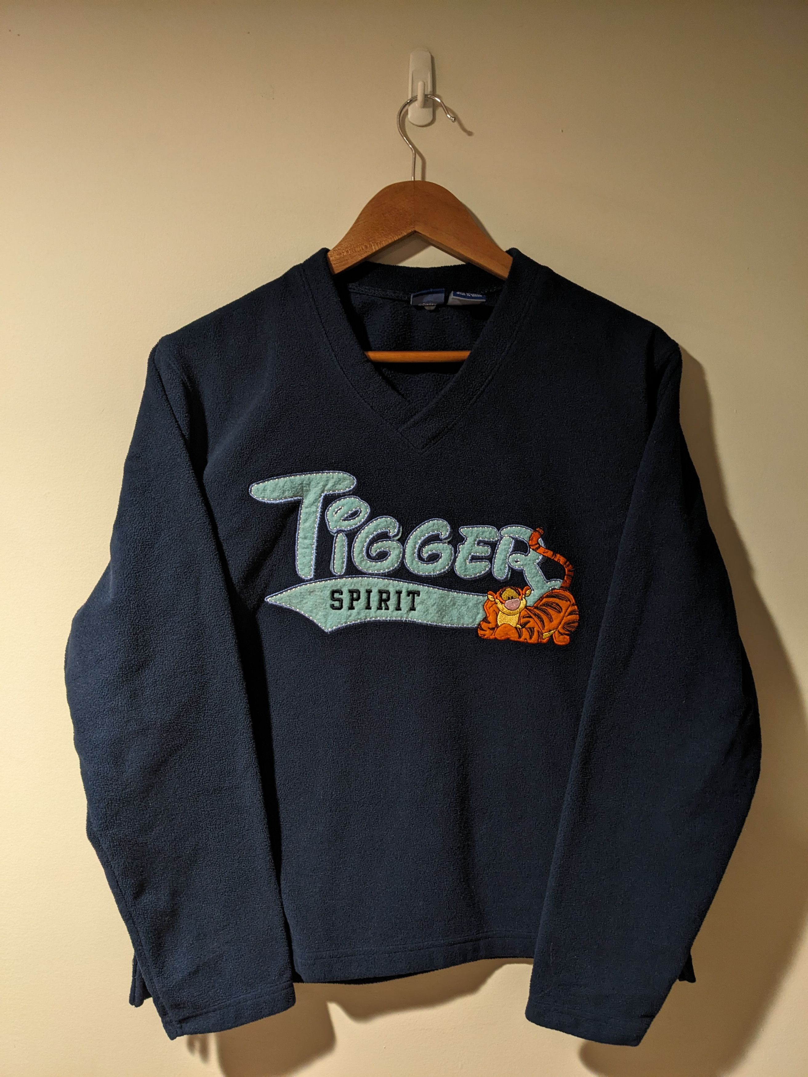 Disney × Vintage Vintage 90s Winnie the Pooh Tigger Spirit Fleece Sweatshirt Size M / US 6-8 / IT 42-44 - 1 Thumbnail