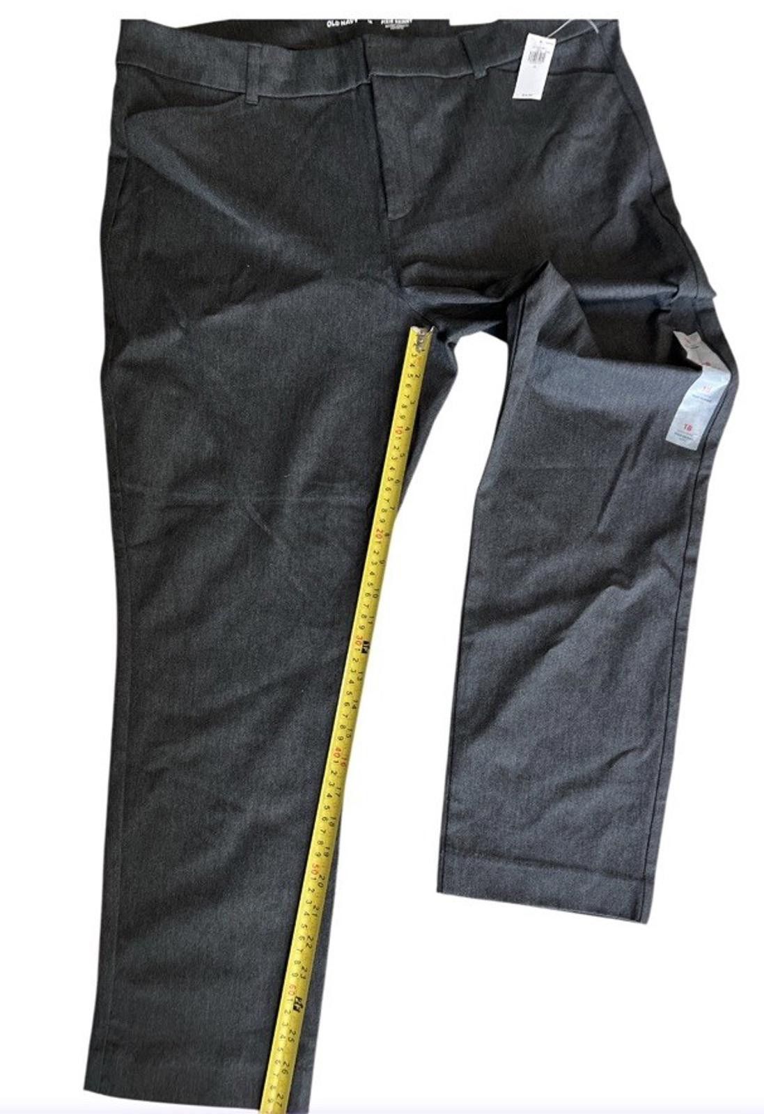 Old Navy Old Navy High Rise Pixie Skinny Pants Size 18 Grey NWT Size 40" / US 18 - 4 Thumbnail