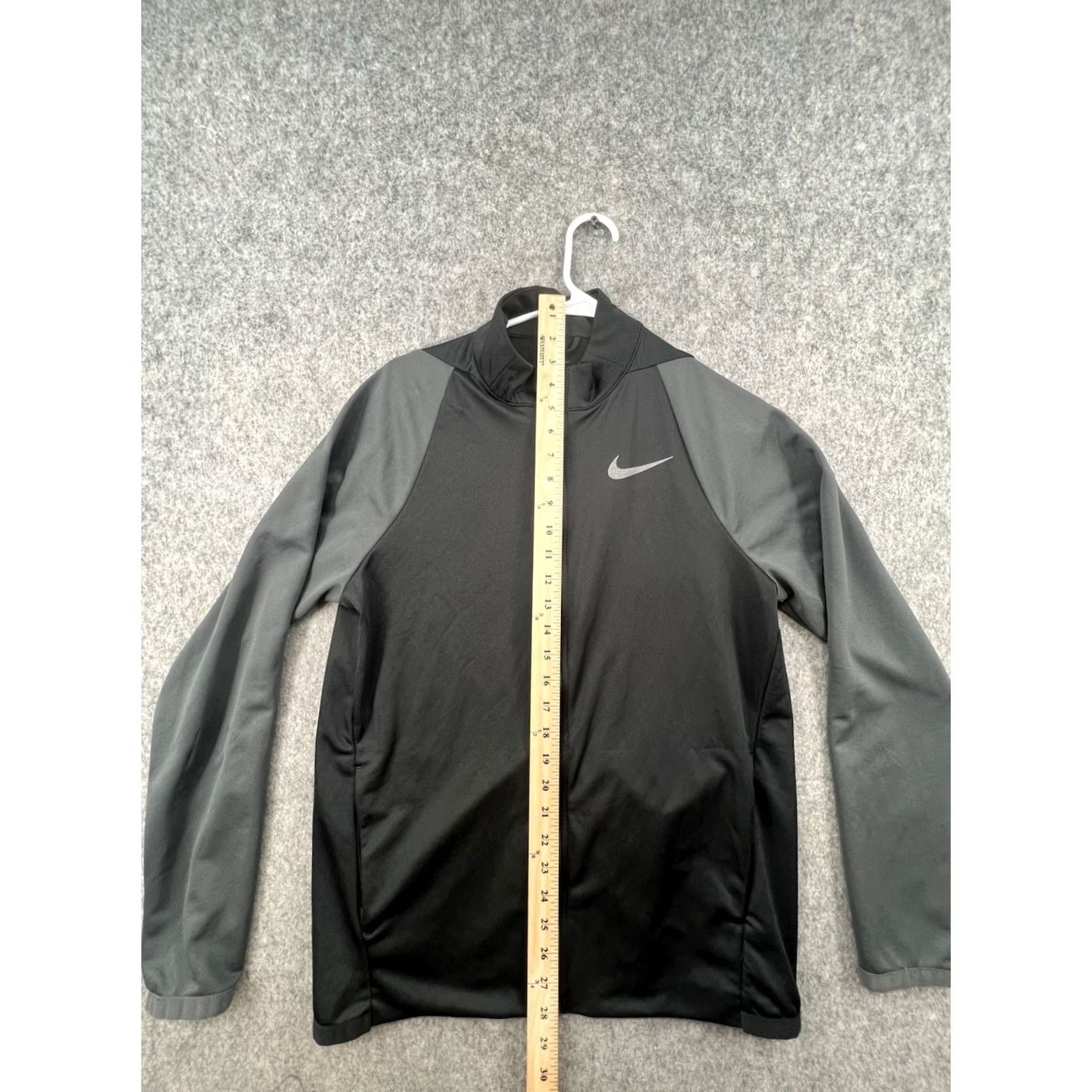 Nike Nike Dri Fit Men's Black Gray Full Zip Track Jacket S Regular Size US S / EU 44-46 / 1 - 3 Thumbnail