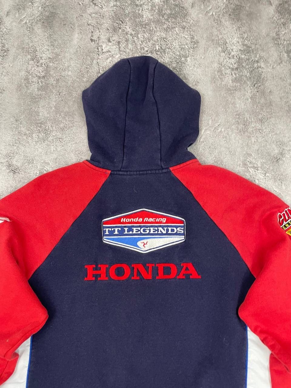 Honda Honda Racing TT Legends Men Cotton Full Zip Hoodie Navy Size US S / EU 44-46 / 1 - 4 Thumbnail