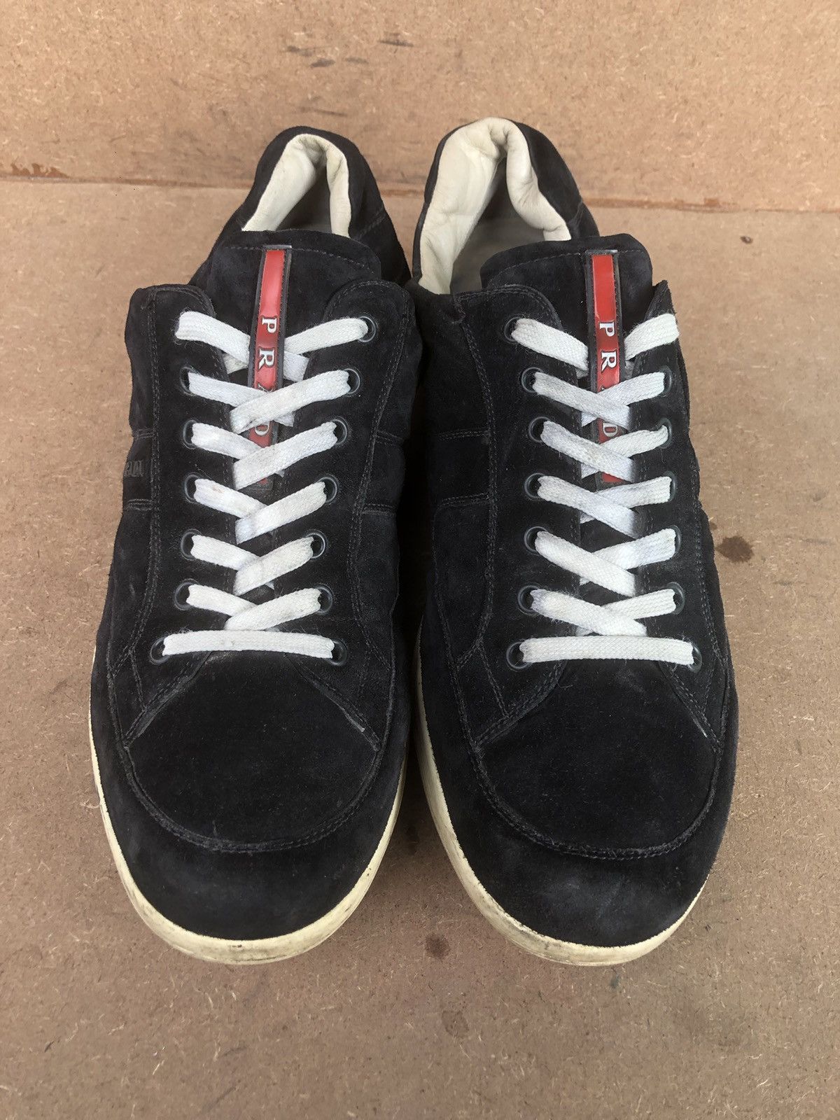 Prada PRADA Black Suede Men’s sneakers Size 10 Size US 10 / EU 43 - 2 Thumbnail