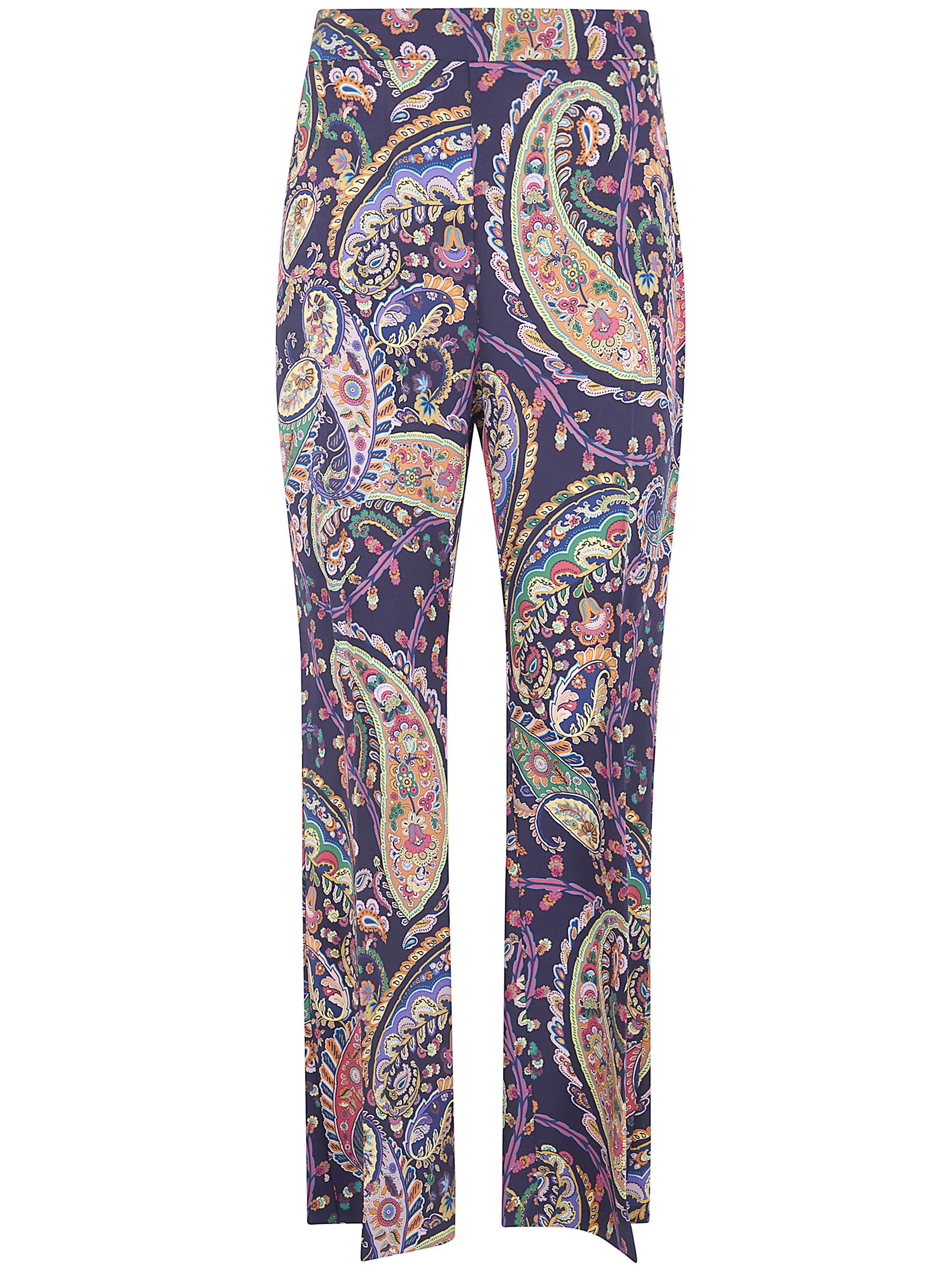 Etro PRINTED STRAGHT TROUSERS Size 28" / US 6 / IT 42 - 1 Thumbnail