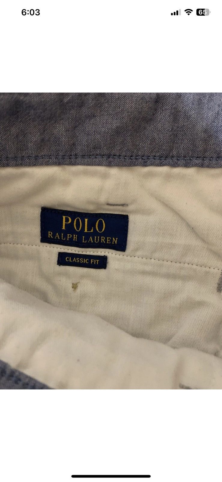 Polo Ralph Lauren Polo Ralph Lauren mens sz 42T gray flat front shorts Size US 42 / EU 58 - 4 Thumbnail
