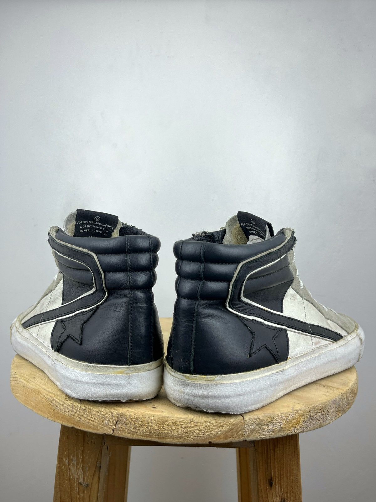 Golden Goose Slide Distressed Hi Top Sneaker Size US 10 / EU 43 - 5 Thumbnail