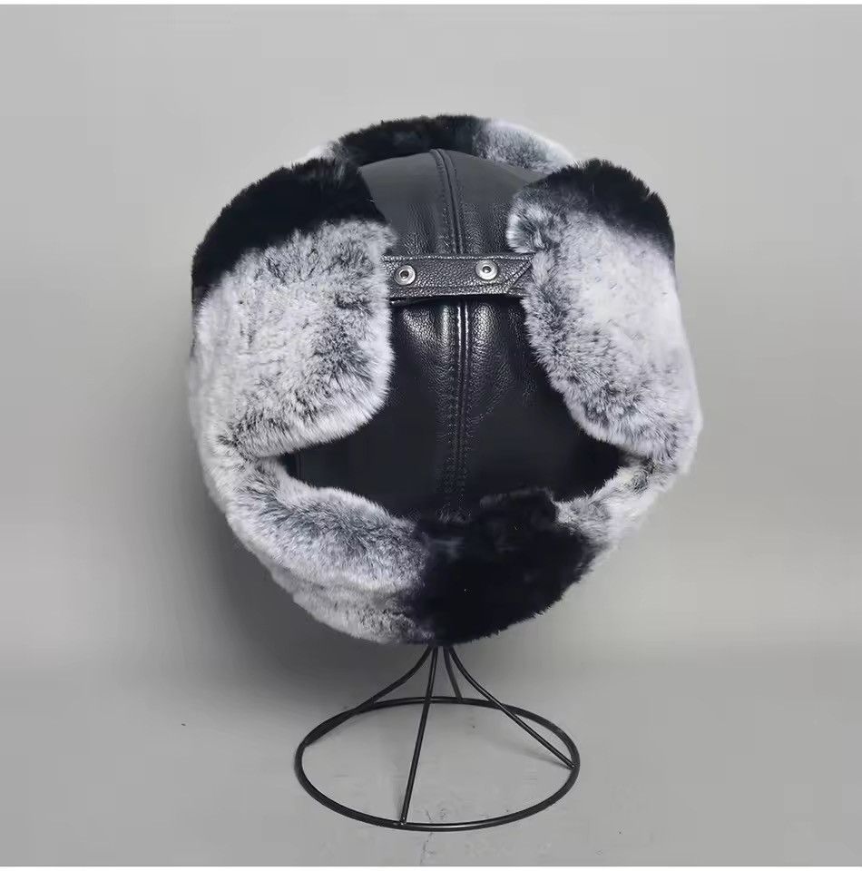 Japanese Brand Unisex RealRabbit Fur Ushanka Trapper Hat Size L Size ONE SIZE - 8 Thumbnail