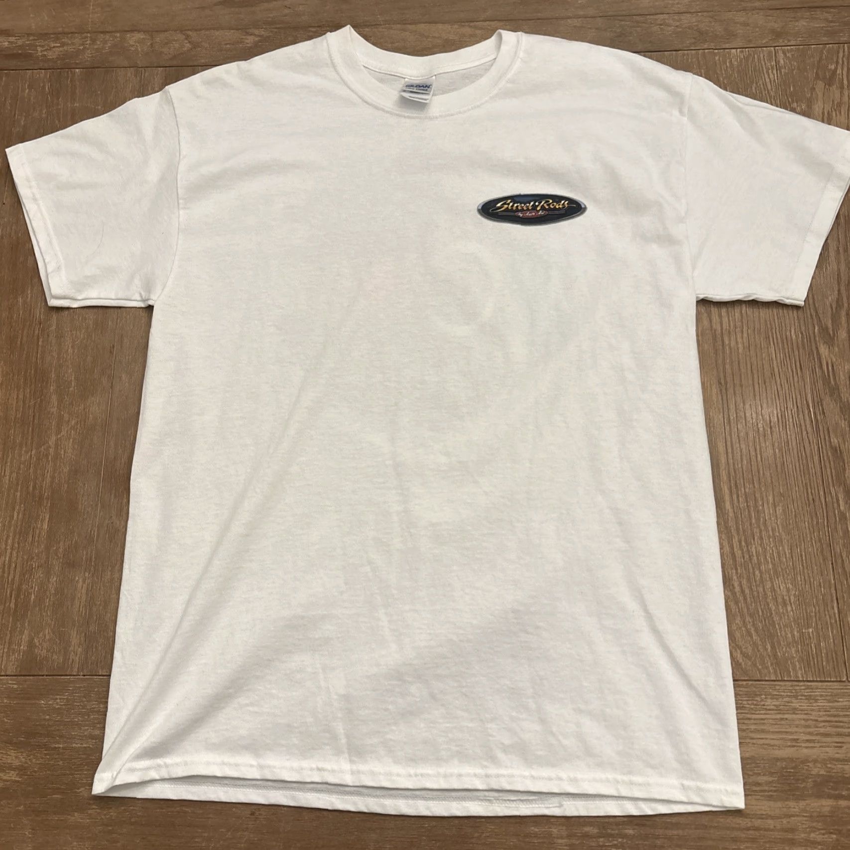 Gildan VINTAGE Gildan T-Shirt Street Rods Auto Art Phoenix Arizona White Size L Hot Rod Mens Size US L / EU 52-54 / 3 - 3 Thumbnail