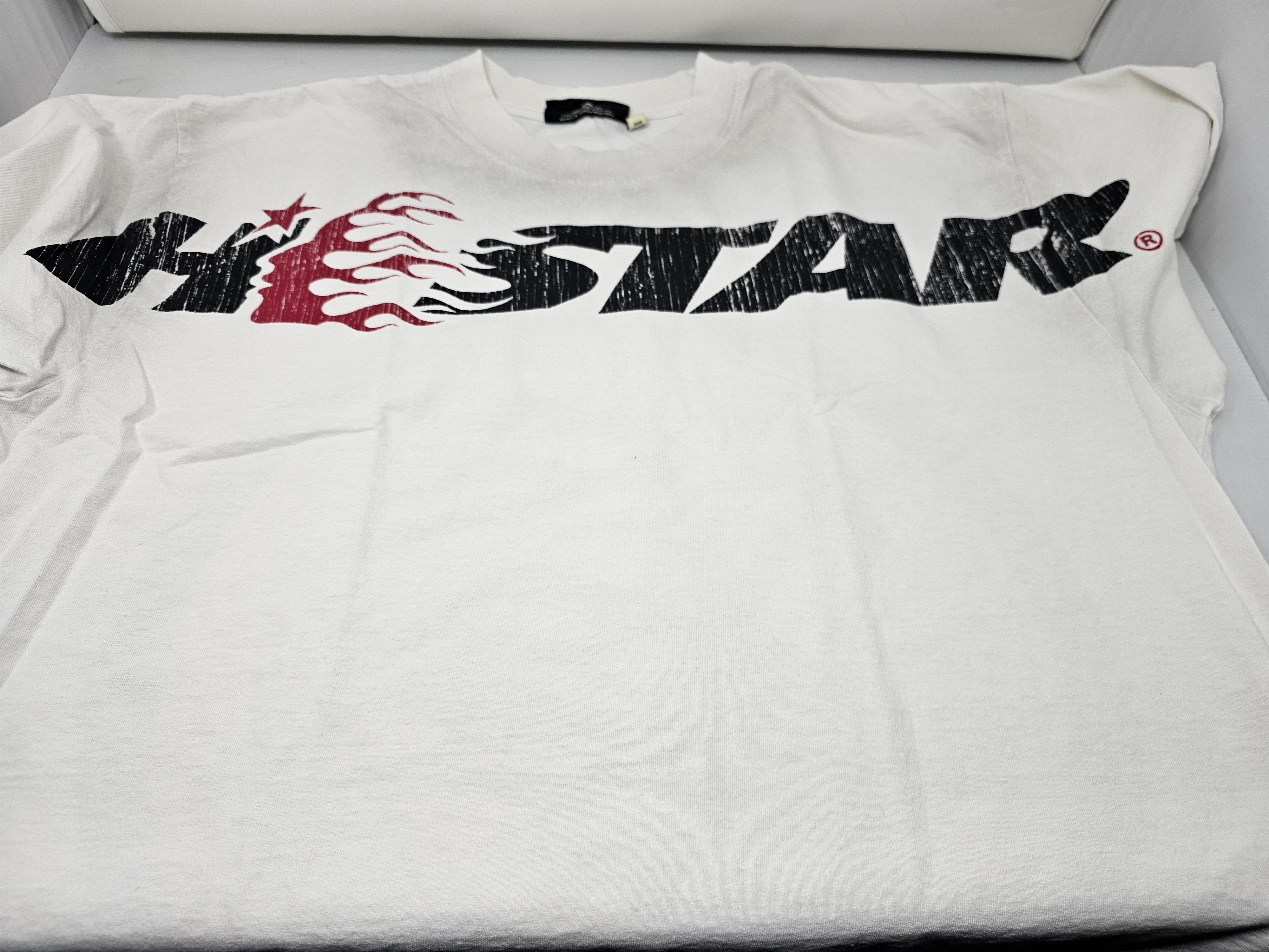 HELLSTAR Hellstar Studios Cartoon Logo Grey/White T-Shirt Size US XL / EU 56 / 4 - 9 Thumbnail