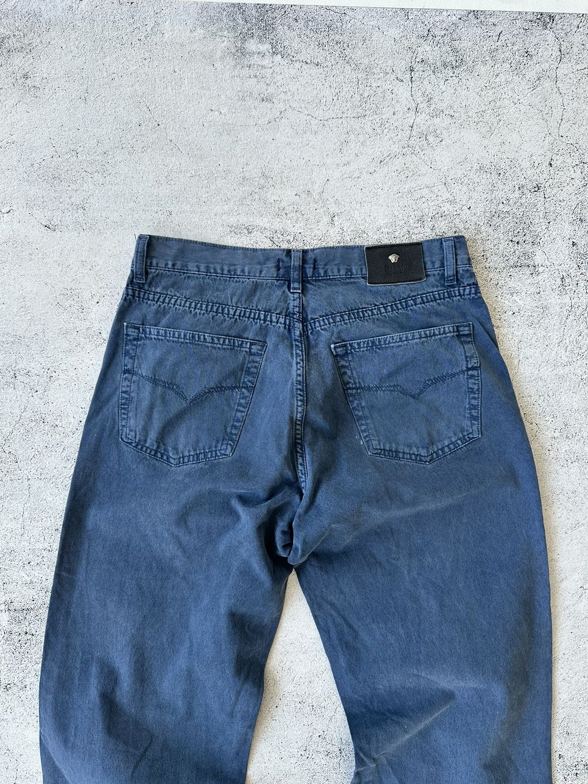 Versace × Versace Jeans Couture × Vintage Vintage Versace Jeans Couture Washed Pants Size US 29 - 14 Thumbnail