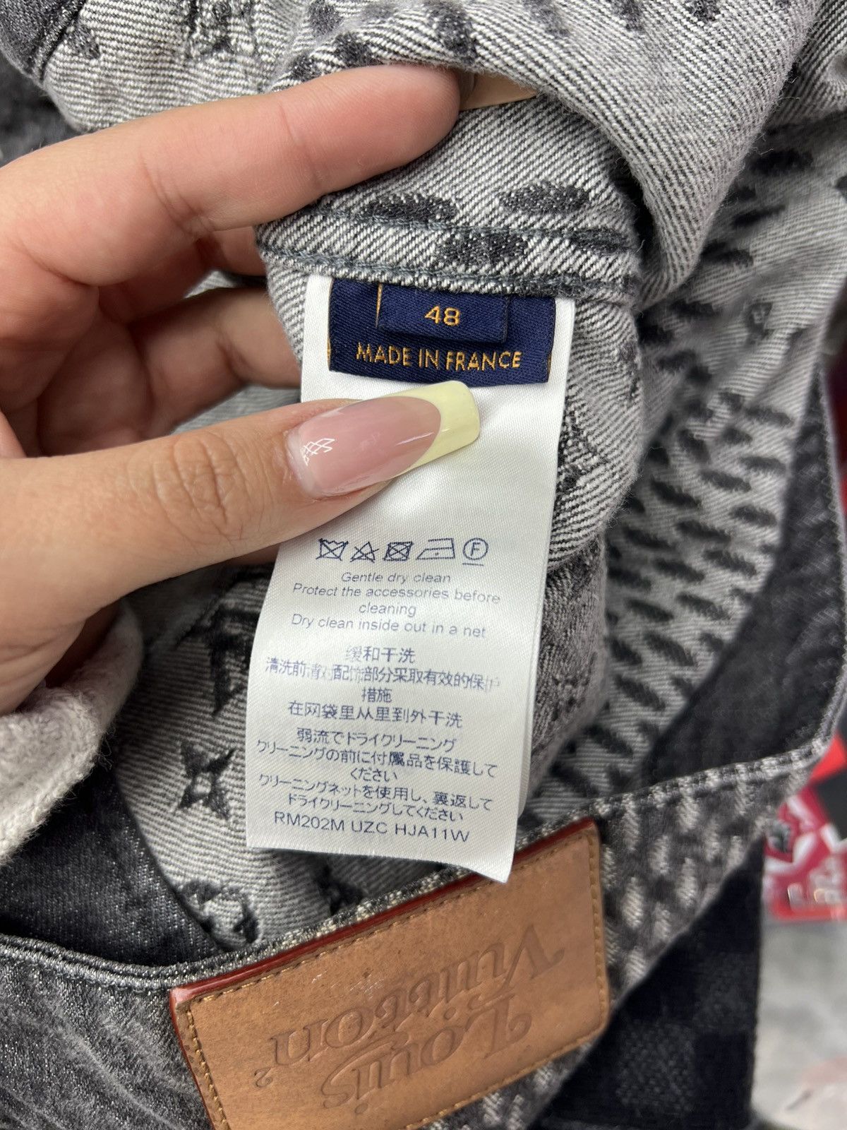 Louis Vuitton Louis Vuitton x Nigo Giant Damier Denim Jacket Size US M / EU 48-50 / 2 - 14 Thumbnail