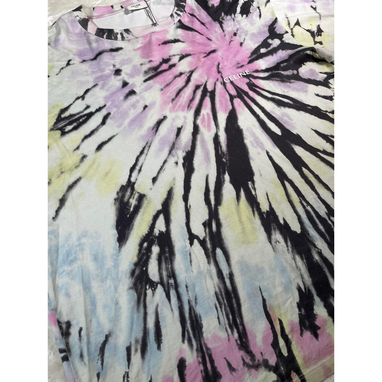 Celine Celine Tie Dye Tee Size US L / EU 52-54 / 3 - 4 Thumbnail