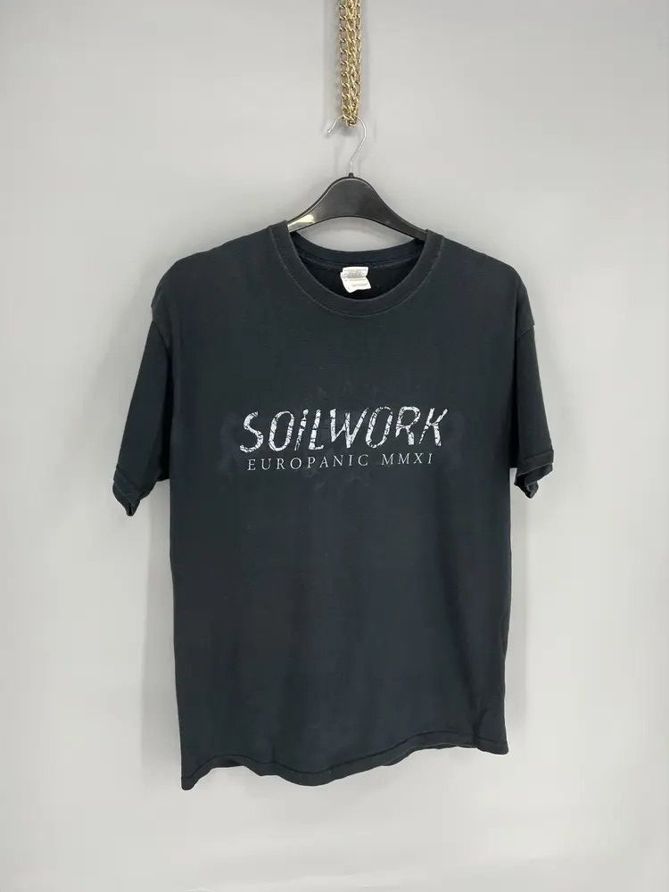 Vintage Vintage SOILWORK Band Bootleg T-Shirt Death metal Metalcore Size US L / EU 52-54 / 3 - 2 Thumbnail