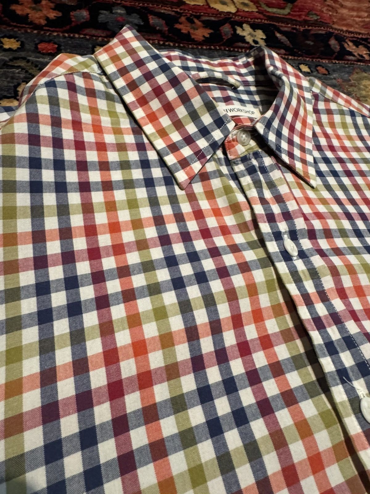 Raleigh Denim Raleigh Denim Multi Color Check Button Up (L) Size US L / EU 52-54 / 3 - 2 Thumbnail