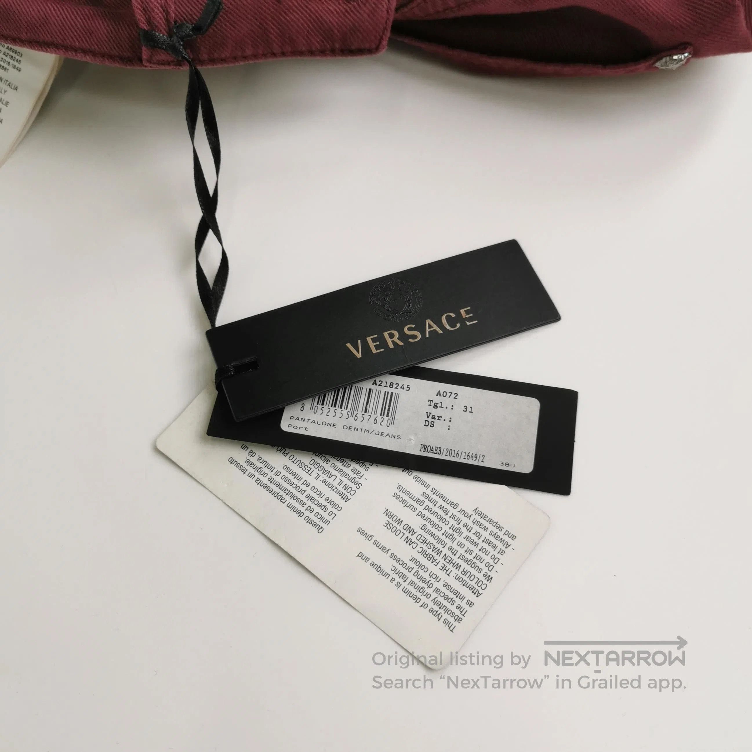 Versace Versace S Size Cotton Solid Cargo Pants 31. Size US 44 / EU 60 - 1 Thumbnail