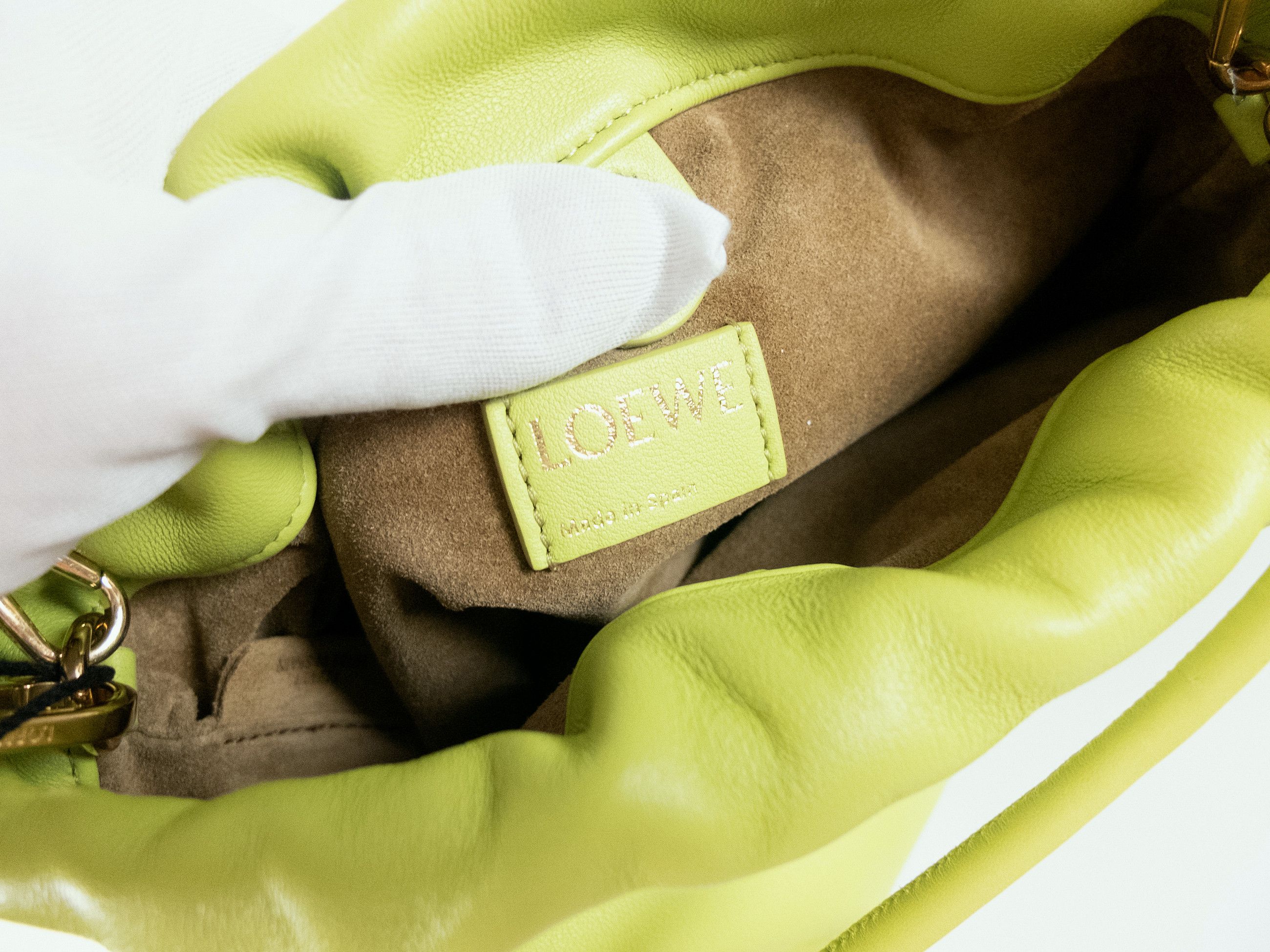 Loewe LOEWE Flamenco anise green mini leather purse bag Size ONE SIZE - 12 Thumbnail