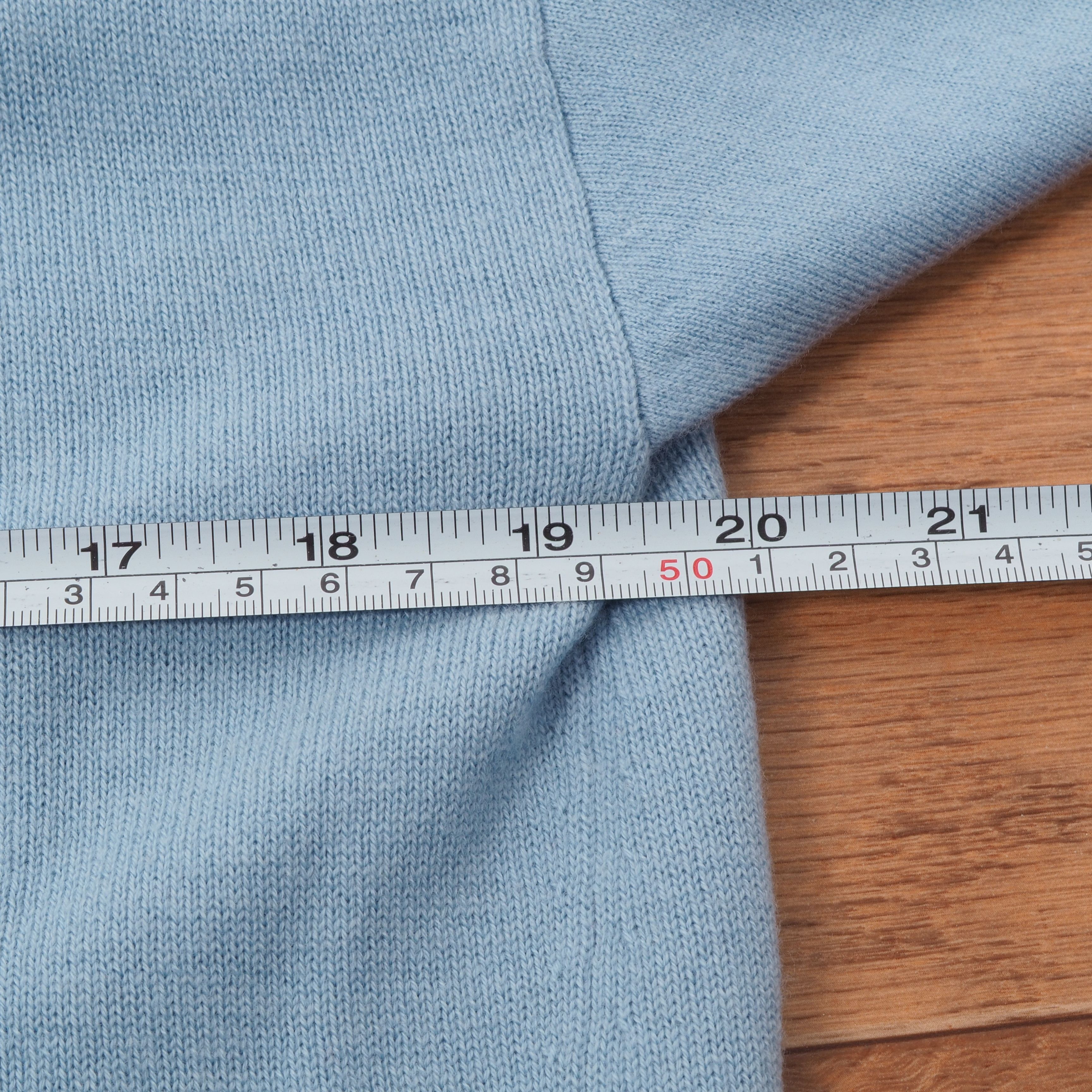 Akris Akris Punto Women's Wool Light Blue Pullover Sweater Size XS / US 0-2 / IT 36-38 - 7 Thumbnail