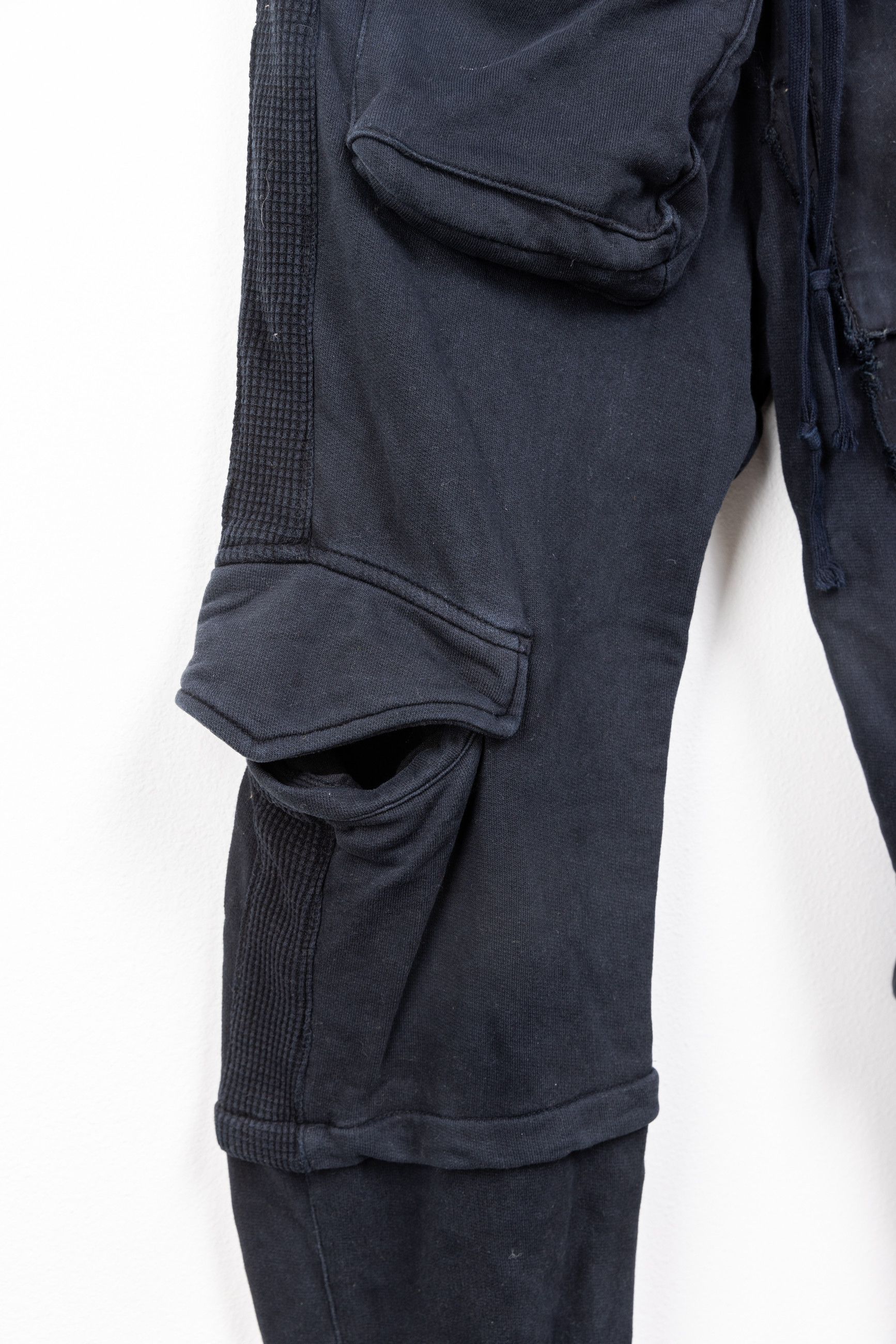 Greg Lauren Black fleece black army jacket GL cargo lounge pant Size US 30 / EU 46 - 8 Thumbnail