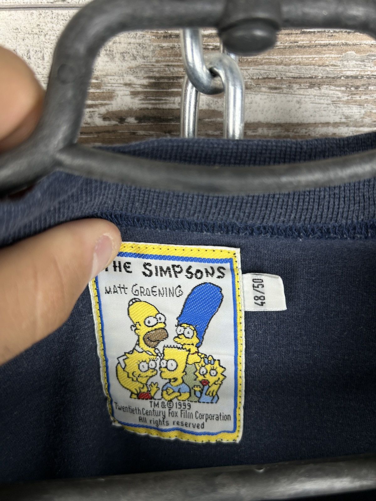 The Simpsons Mens Vintage The Simpson T Shirt 1999 tee Matthew Groening Size US L / EU 52-54 / 3 - 4 Thumbnail