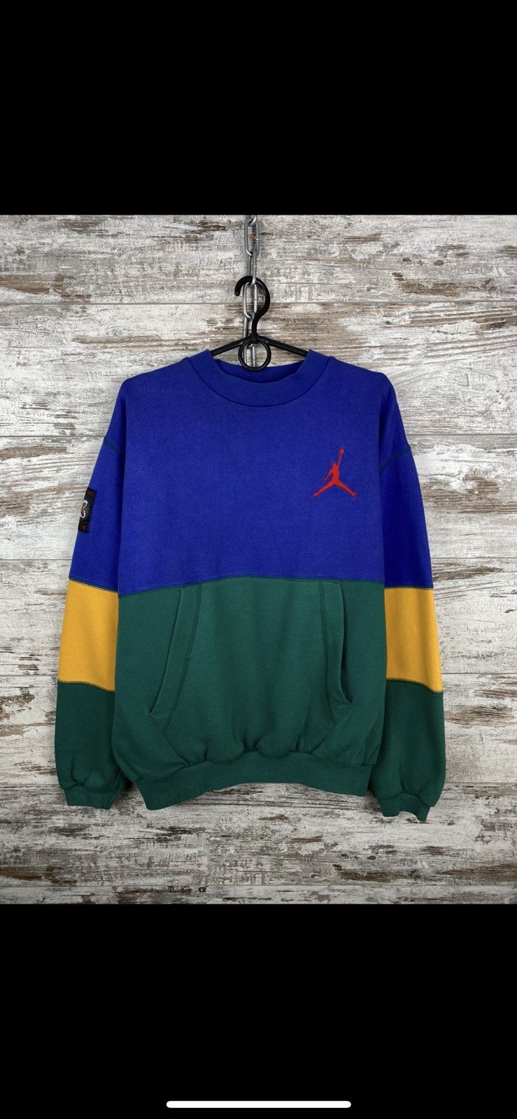 Jordan Brand Mens Vintage Nike Air Jordan 23 Big Logo Sweatshirt Size US M / EU 48-50 / 2 - 2 Thumbnail
