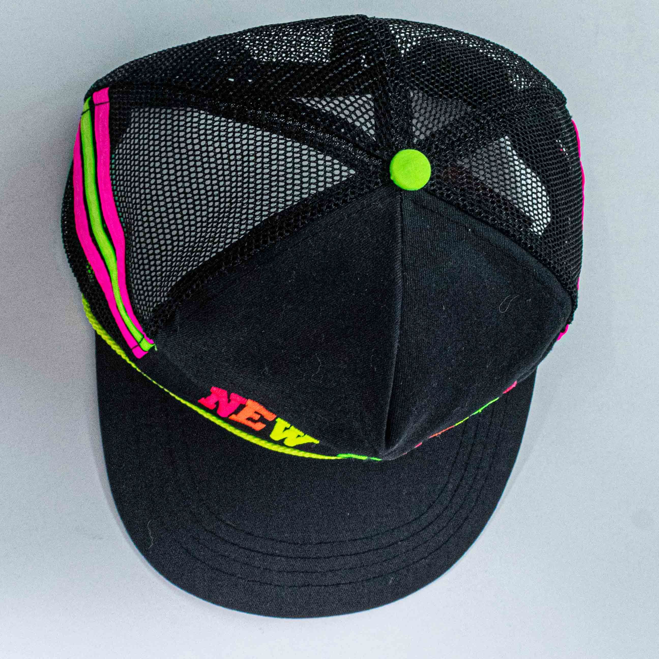 Vintage Three Stripe Mesh Trucker Hat Snapback New Mexico VTG Size ONE SIZE - 6 Thumbnail