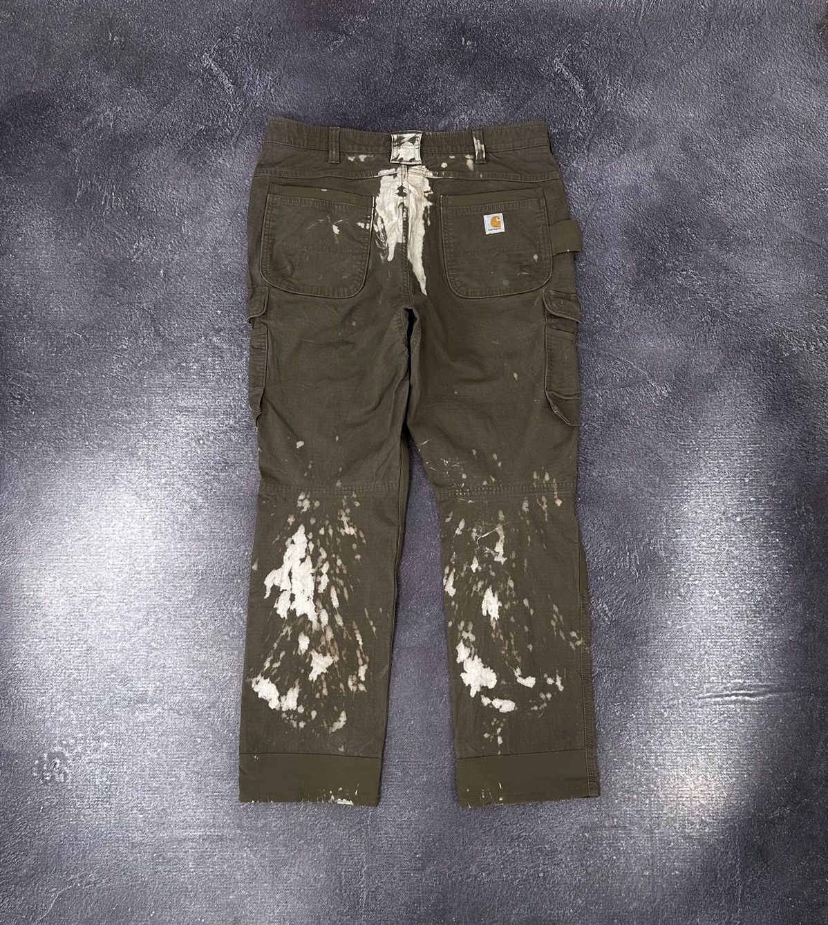 Carhartt Vintage Carhartt Double Knee Distressed USA Opium Work Pants Size US 38 / EU 54 - 1 Thumbnail