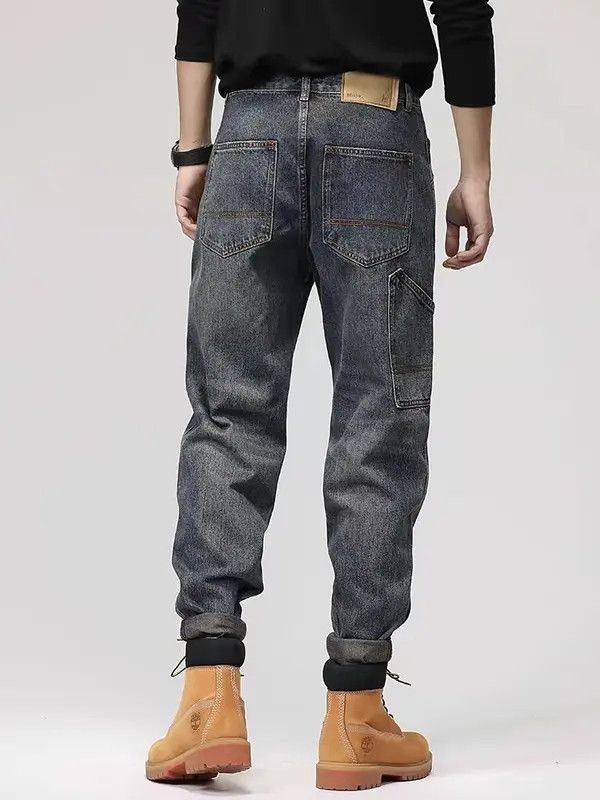 VIBE Vintage high street washed and faded casual jeans Size US 36 / EU 52 - 4 Thumbnail