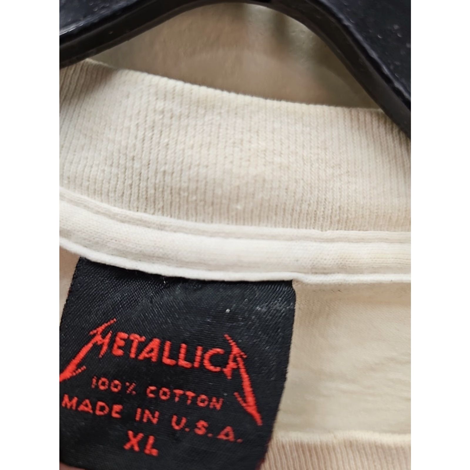 X-LARGE VINTAGE Brockum Metallica And Justice For All Tour T Shirt XL White Concert Band T-Shirt Mens 80s 90s Heavy Metal Size US XL / EU 56 / 4 - 5 Thumbnail