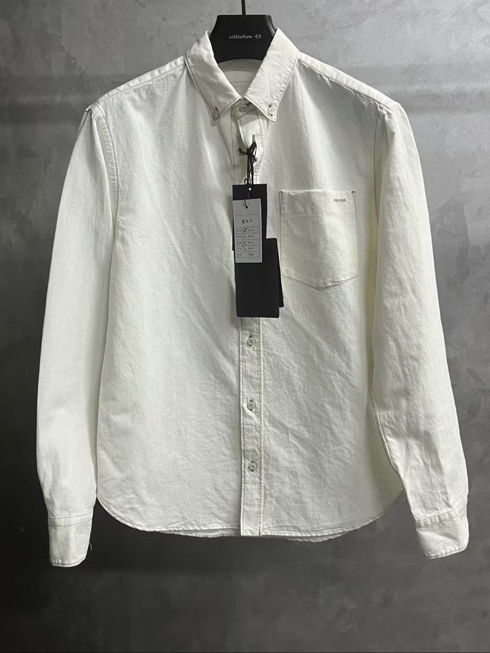 Prada Prada Cotton Linen Button Up Shirt Size 38 Size US S / EU 44-46 / 1 - 1 Thumbnail