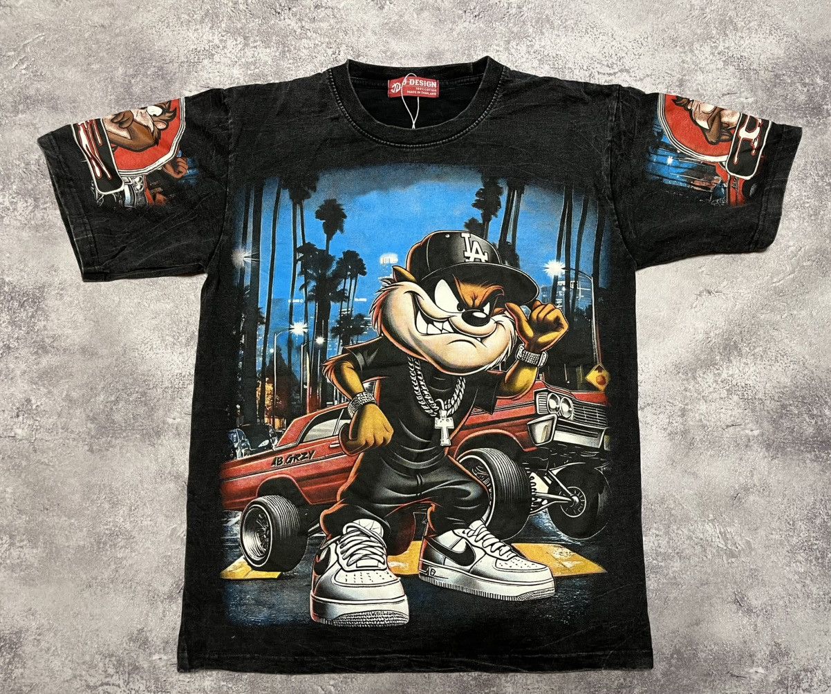 Cartoon Network Vintage Taz all over print tee shirt Disney Size US XL / EU 56 / 4 - 1 Thumbnail