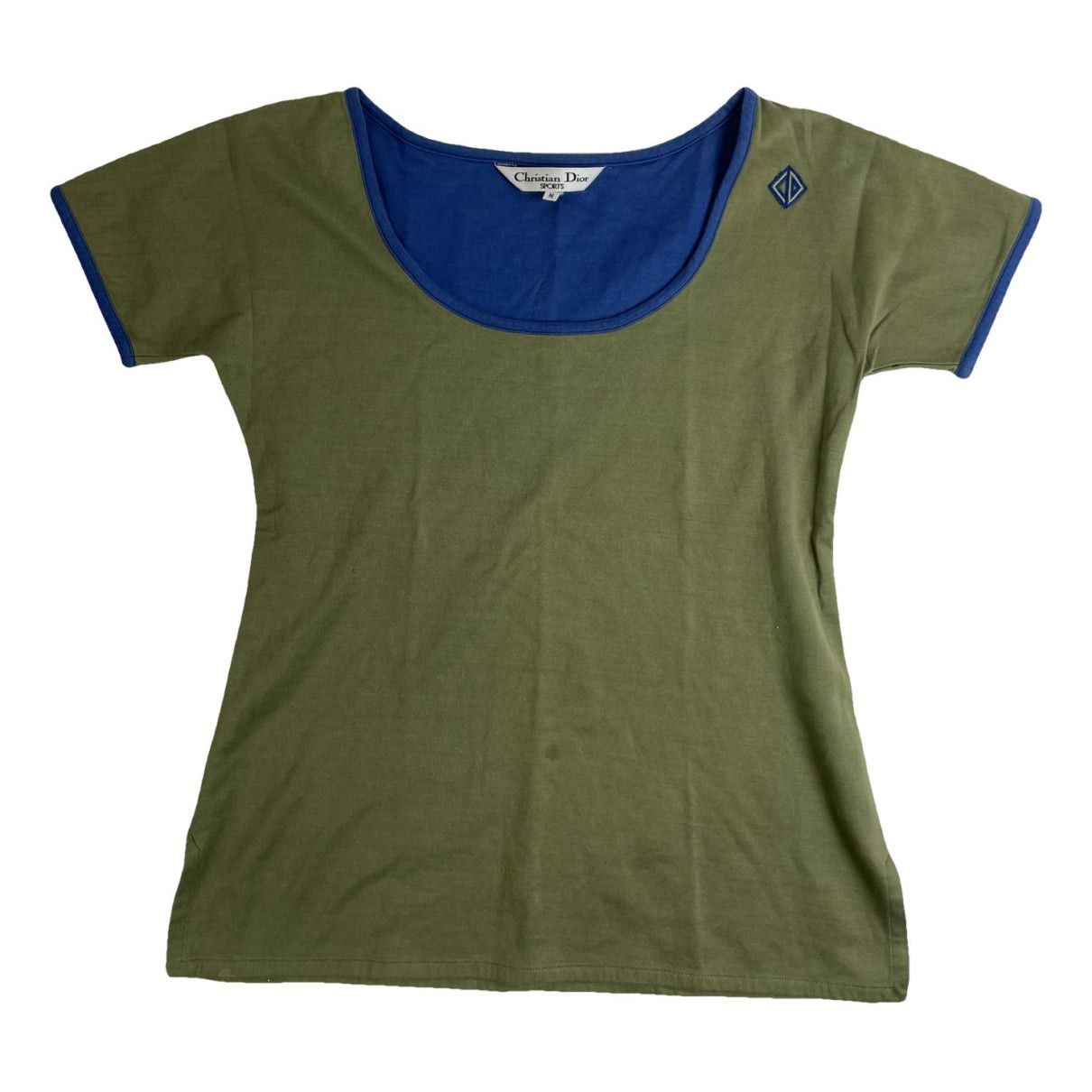 Dior J'A8 Green Cotton Top Size M / US 6-8 / IT 42-44 - 1 Thumbnail