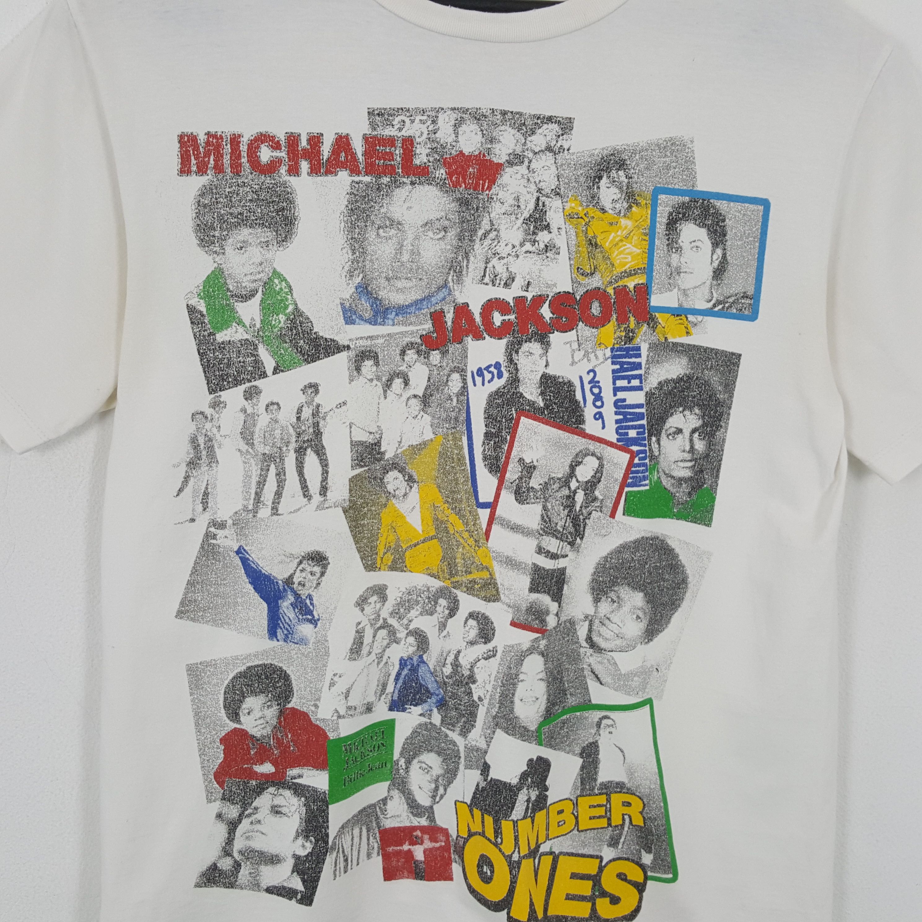 Band Tees × Michael Jackson × Vintage MICHAEL JACKSON Tshirt Singer Music Phototees Style Size US L / EU 52-54 / 3 - 2 Thumbnail