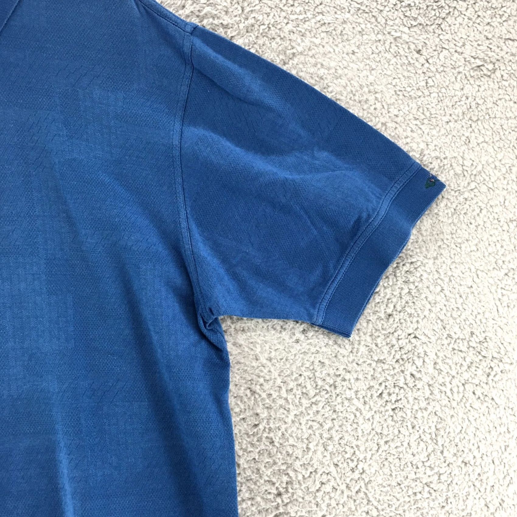 Vintage Greg Norman Polo Shirt Mens L Blue Cotton Collared Button Casual Short Sleeve Golf Size US L / EU 52-54 / 3 - 3 Thumbnail