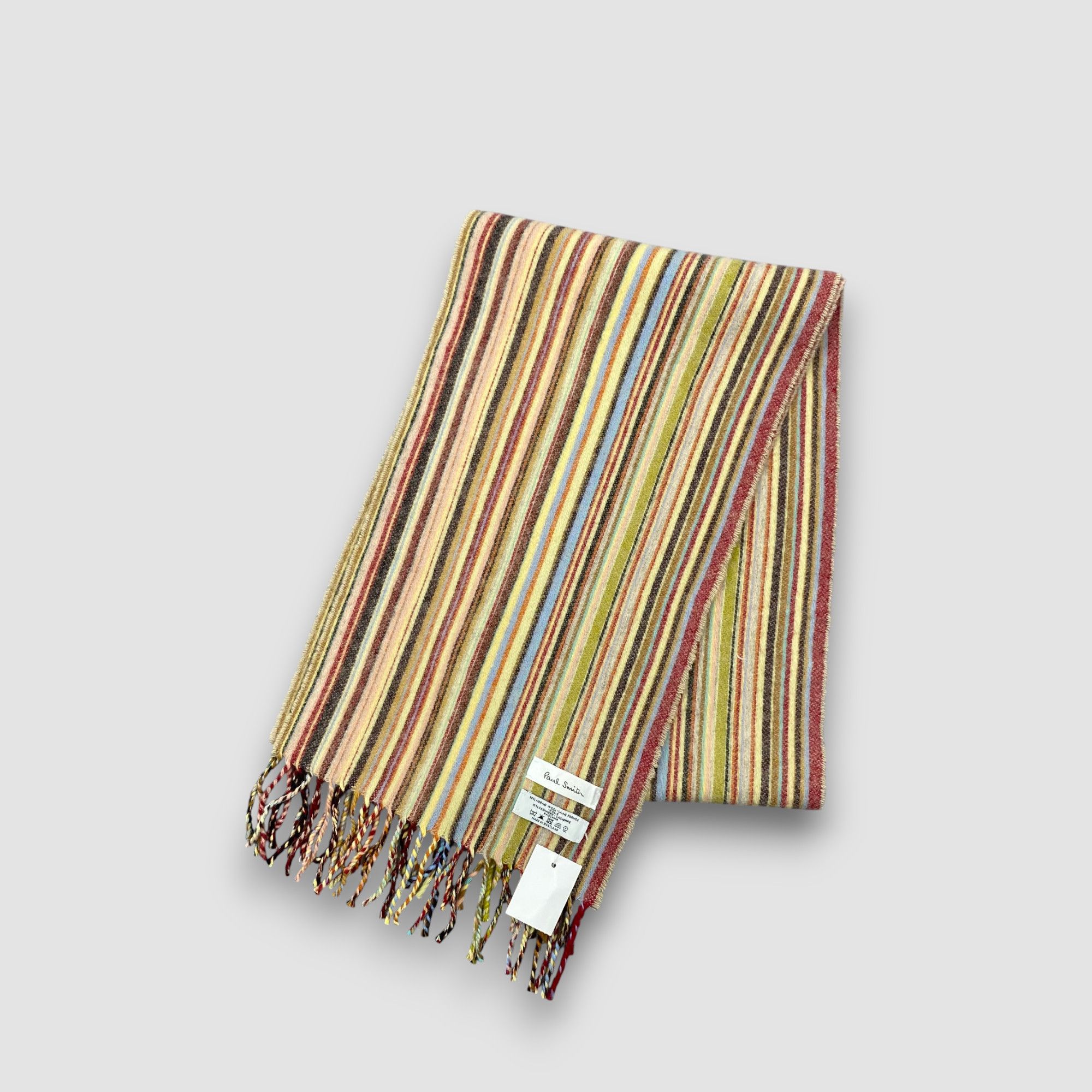 Paul Smith Vintage Paul Smith Scarf Muffler Warmer Wool Winter Scarves Size ONE SIZE - 3 Thumbnail