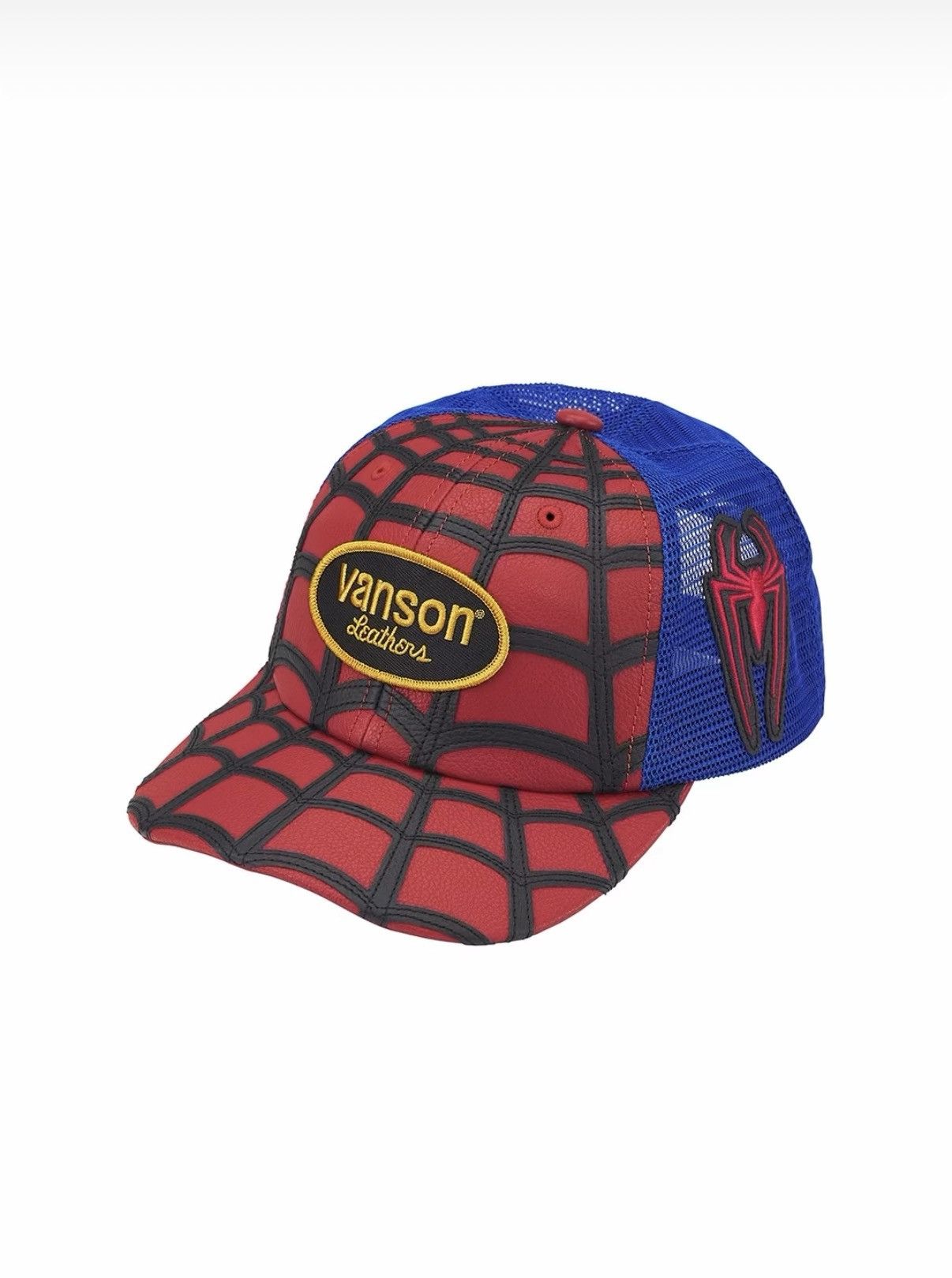 Supreme × Vanson Leathers Supreme Spiderman Vanson Hat | Grailed
