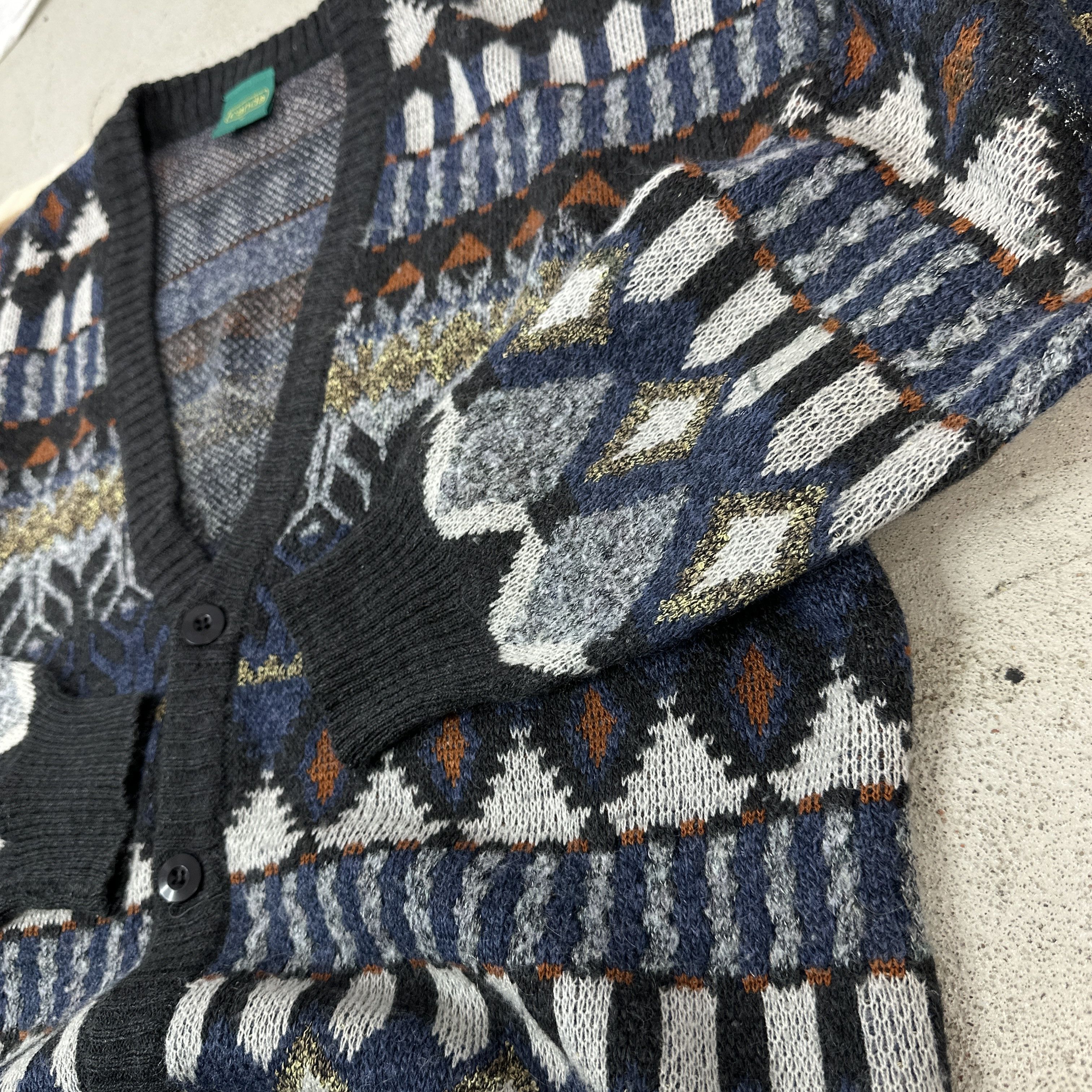 Vintage Vintage 90s Cardigan Size US XL / EU 56 / 4 - 4 Thumbnail