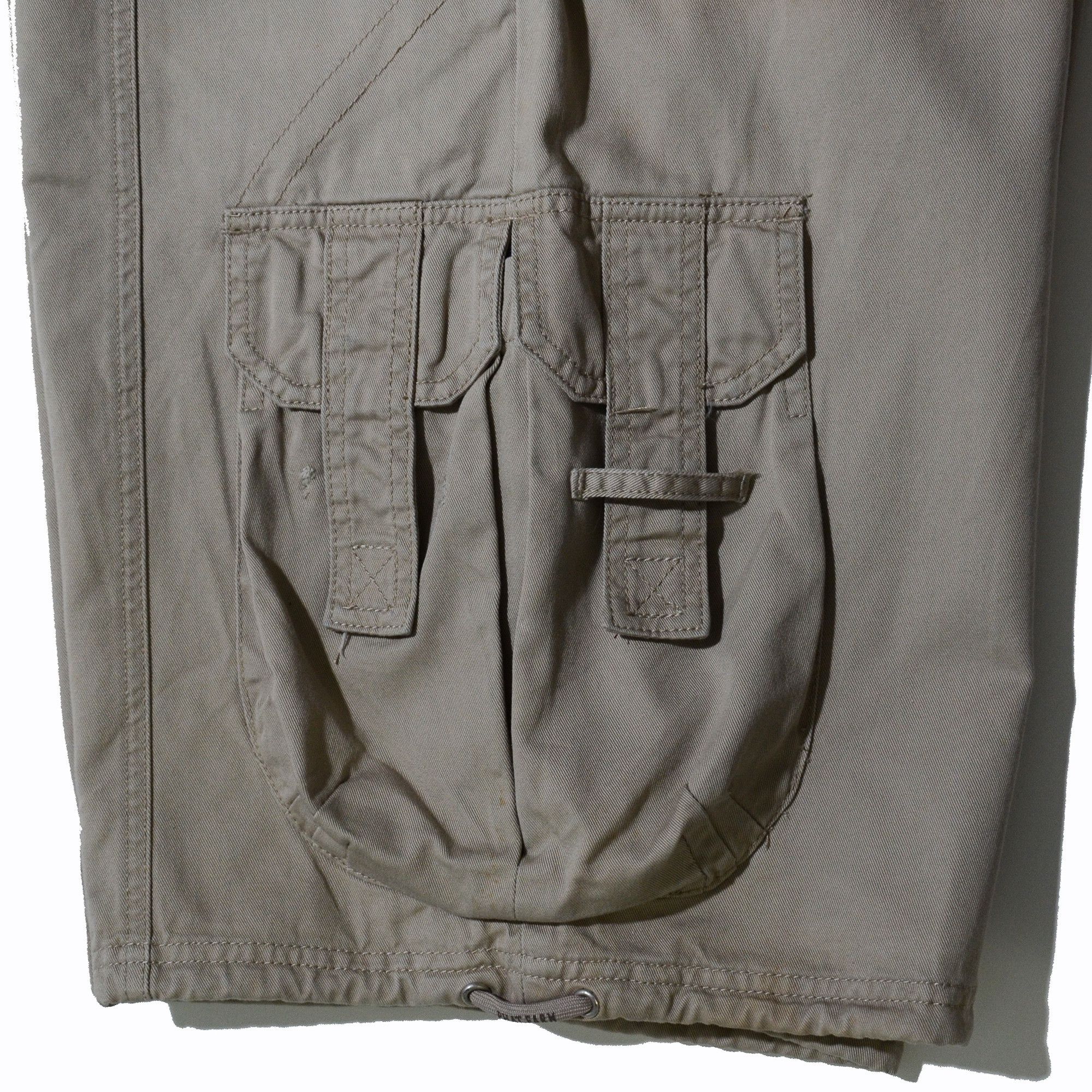 Phat Farm Phat Farm W36 Beige Cargo Shorts 90s Hip Hop Streetwear Size US 36 / EU 52 - 10 Thumbnail