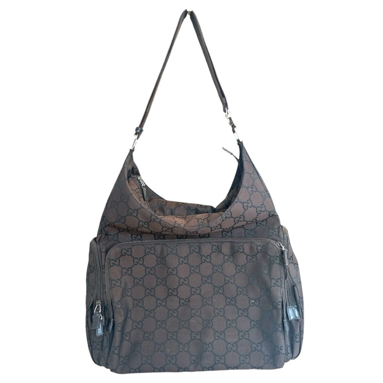 Gucci Gucci GG Monogram Canvas Brown Bag Size ONE SIZE - 1 Thumbnail