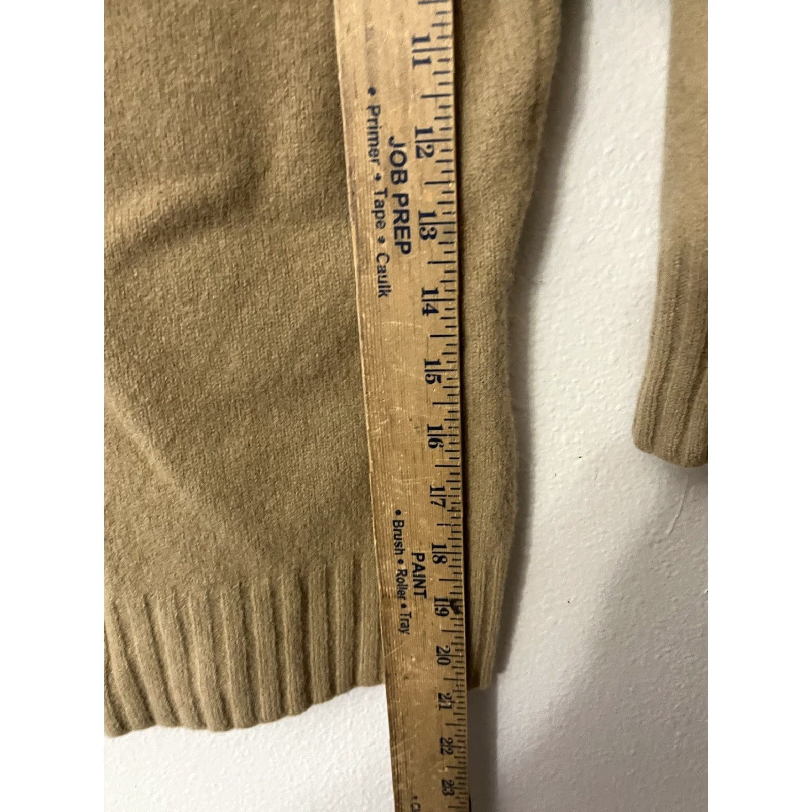 Gap VINTAGE Gap Women's Sweater Pullover M Brown Lambswool Blend V-Neck 3/4 Sleeve Classic Size M / US 6-8 / IT 42-44 - 7 Thumbnail