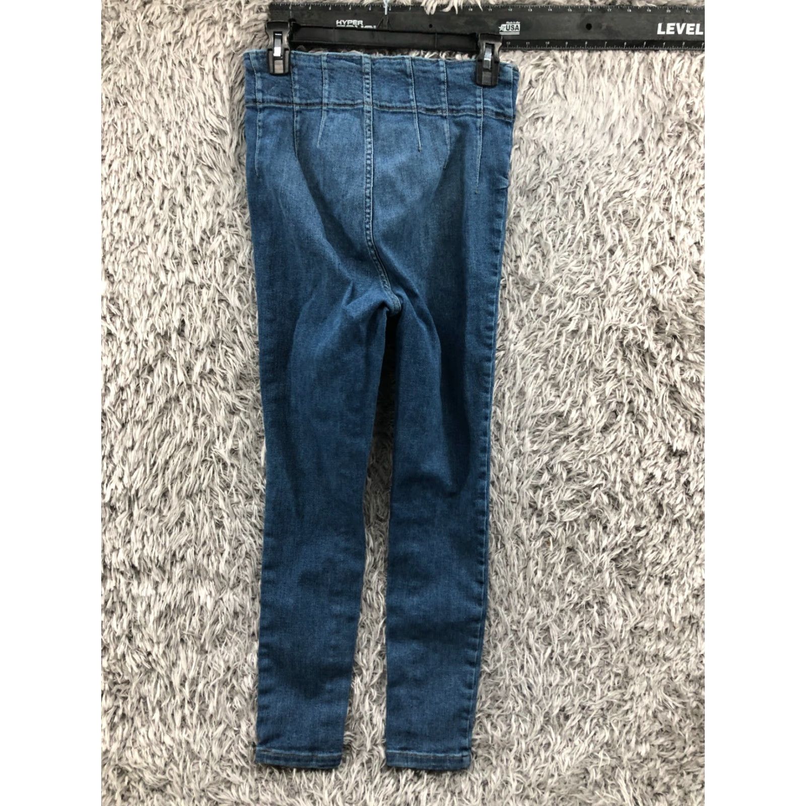 Vintage We The Free High Rise Skinny Jeans Womens Medium Blue Size 29 Size 29" - 5 Thumbnail