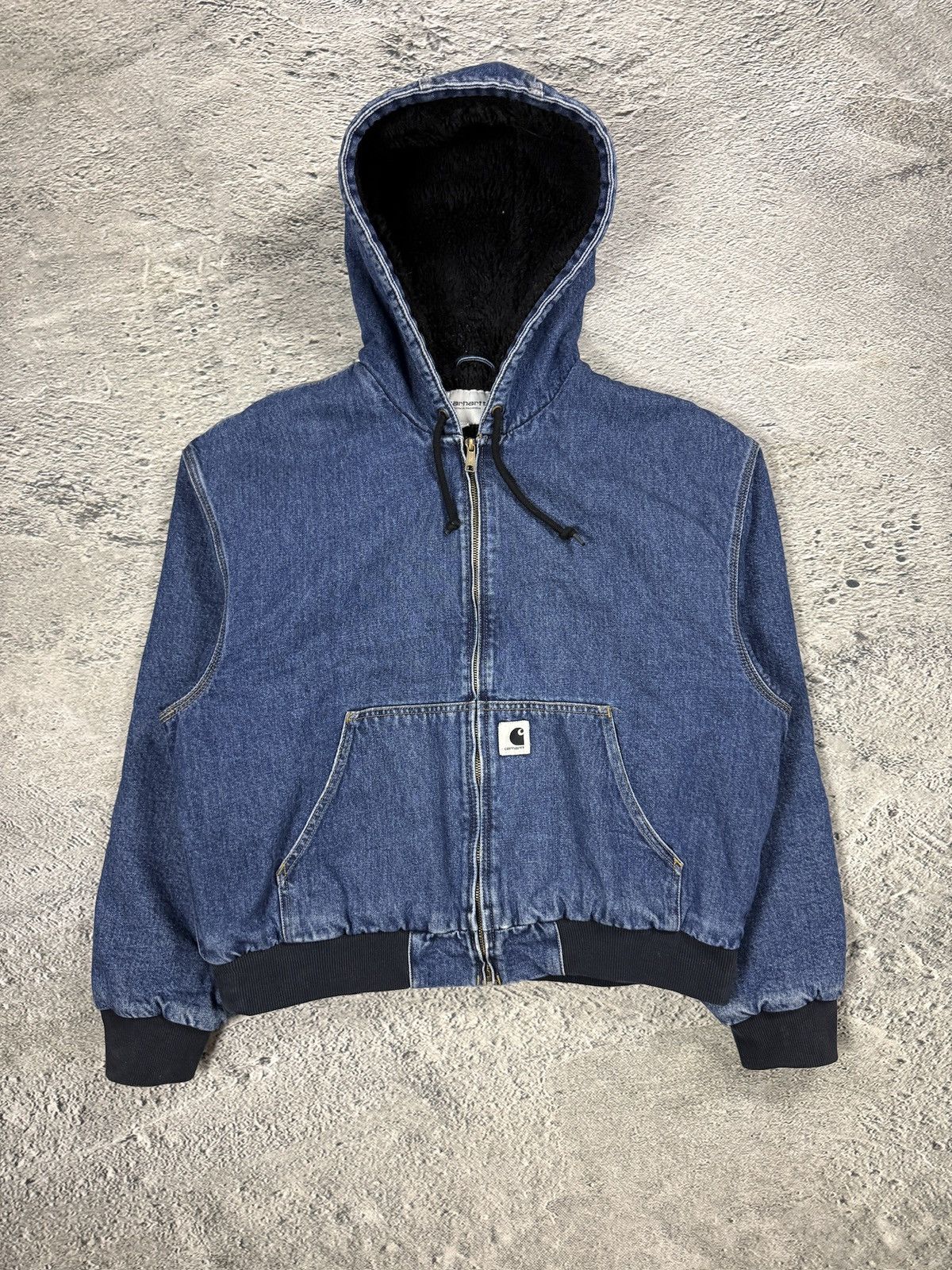 Carhartt Carhartt Active Jacket Denim vintage blue sherpa Size US M / EU 48-50 / 2 - 1 Thumbnail