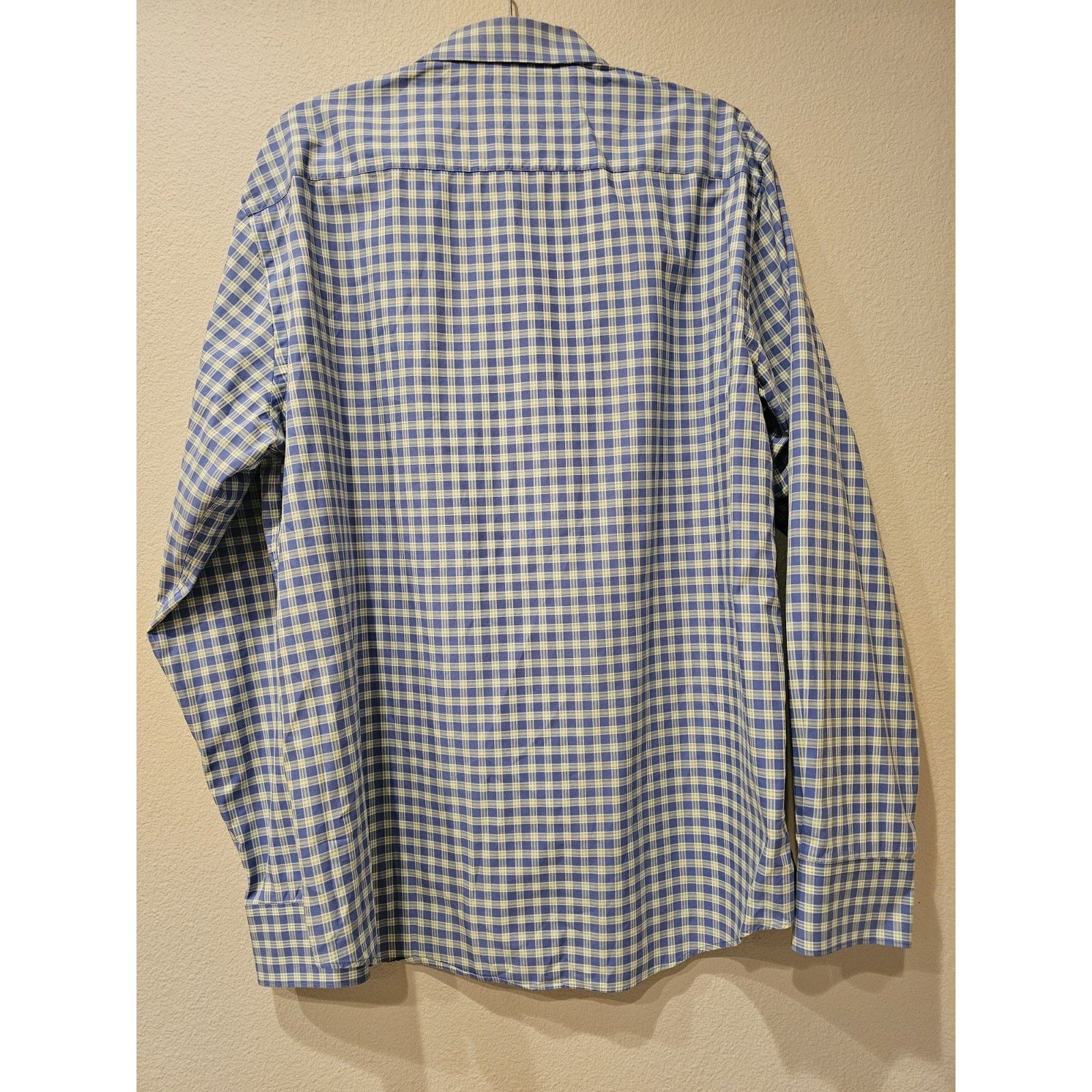 BUGATCHI Bugatchi UOMO Mens XL Long Sleeve Shirt 100% Cotton Size US XL / EU 56 / 4 - 7 Thumbnail