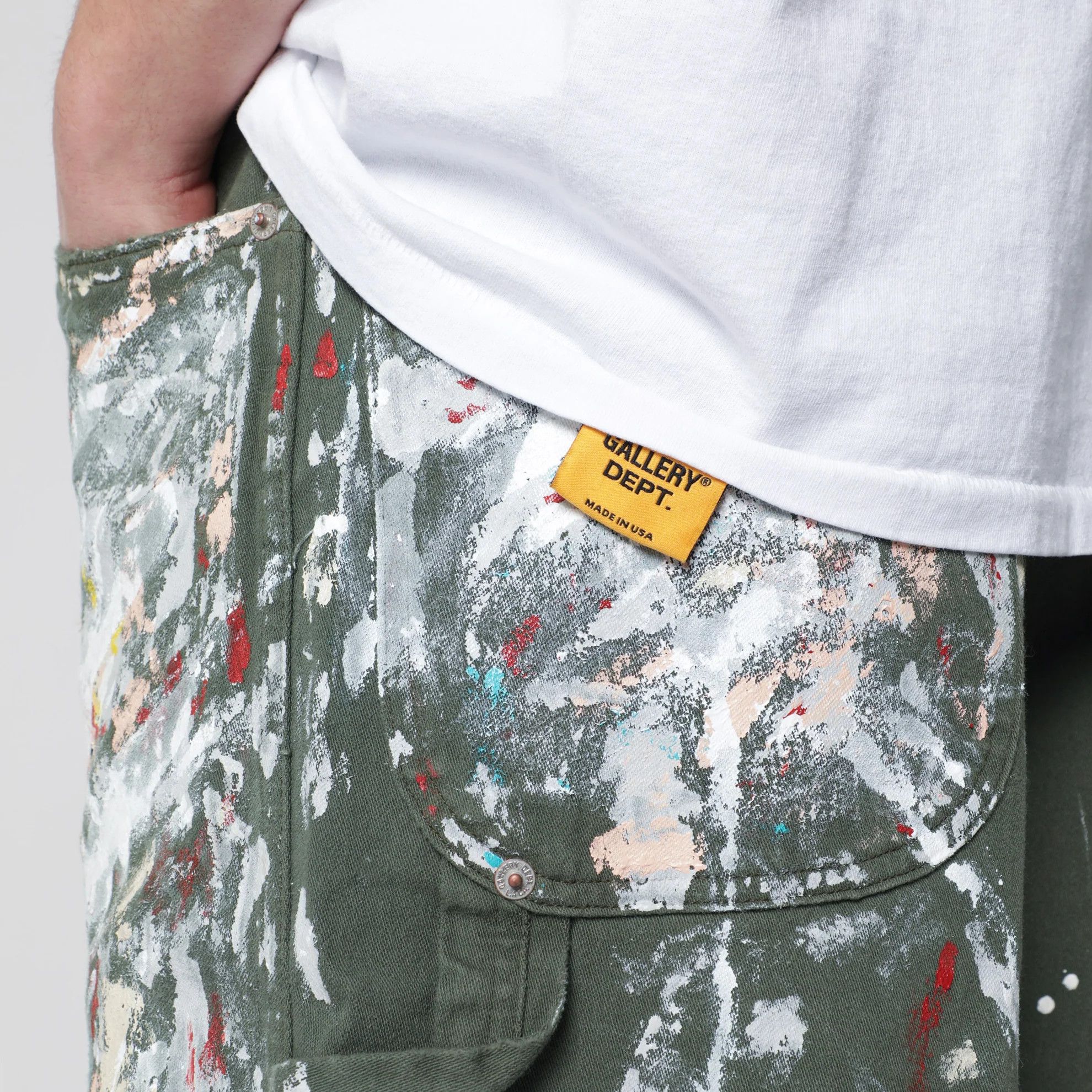 Gallery Dept. o1d2blof0426 Logo Print Short Sleeve T-Shirt in White Size US M / EU 48-50 / 2 - 3 Thumbnail