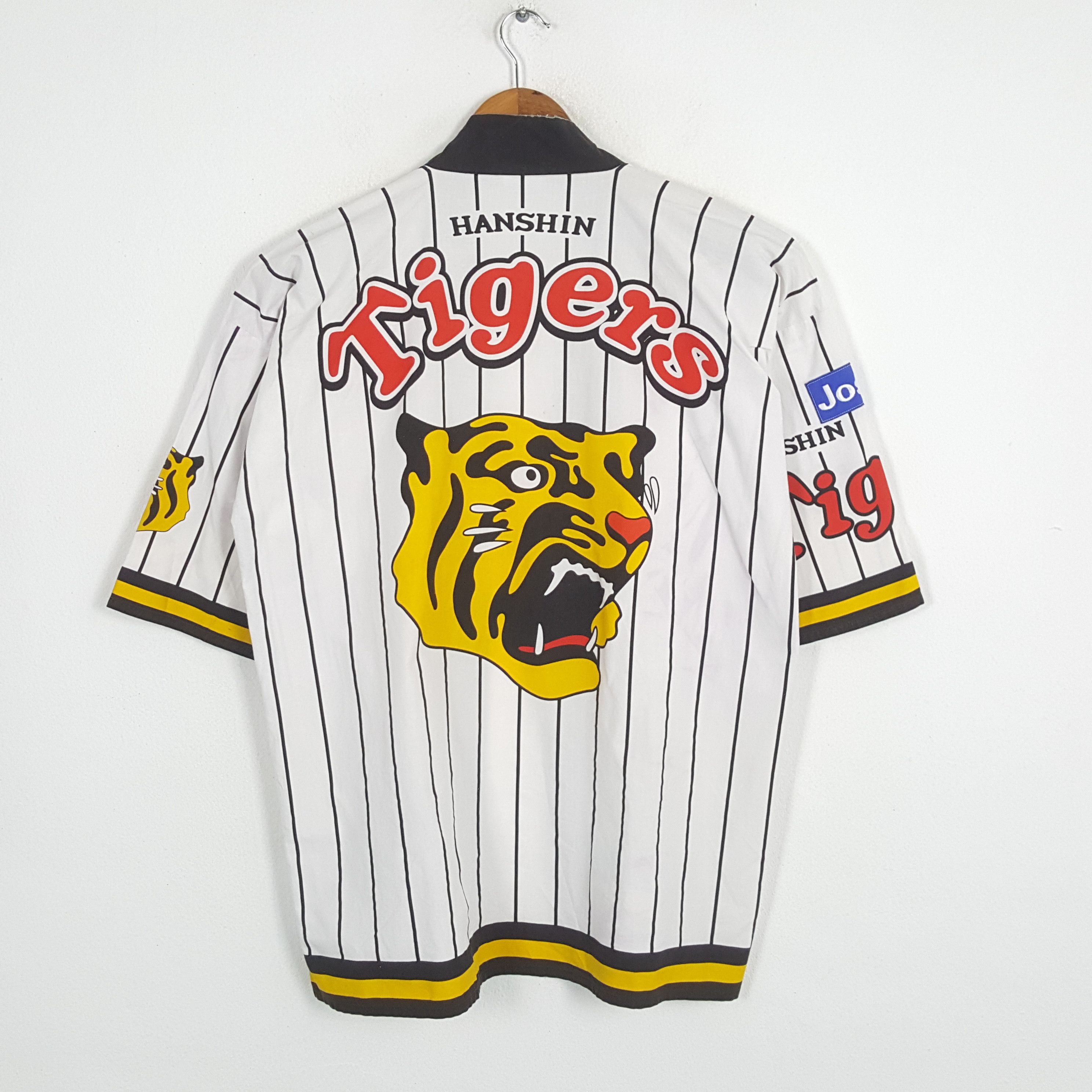 MLB × Vintage Vintage HANSHIN TIGERS Japanese Baseball Kimono Jacket Size US L / EU 52-54 / 3 - 1 Thumbnail