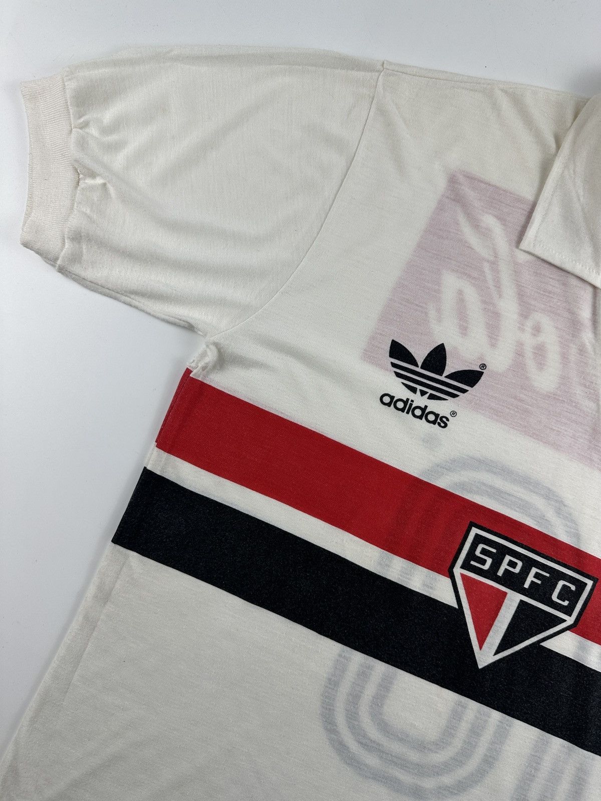 Adidas × Vintage VINTAGE 1989 SAO PAULO HOME SPFC BRAZIL SOCCER JERSEY Size US L / EU 52-54 / 3 - 2 Thumbnail